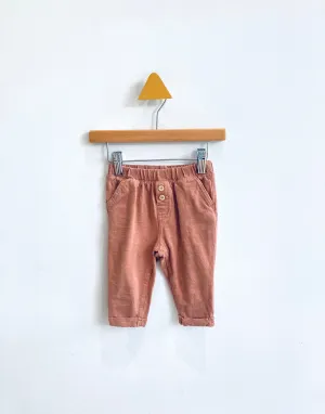 Button Front Pants // 6-9M