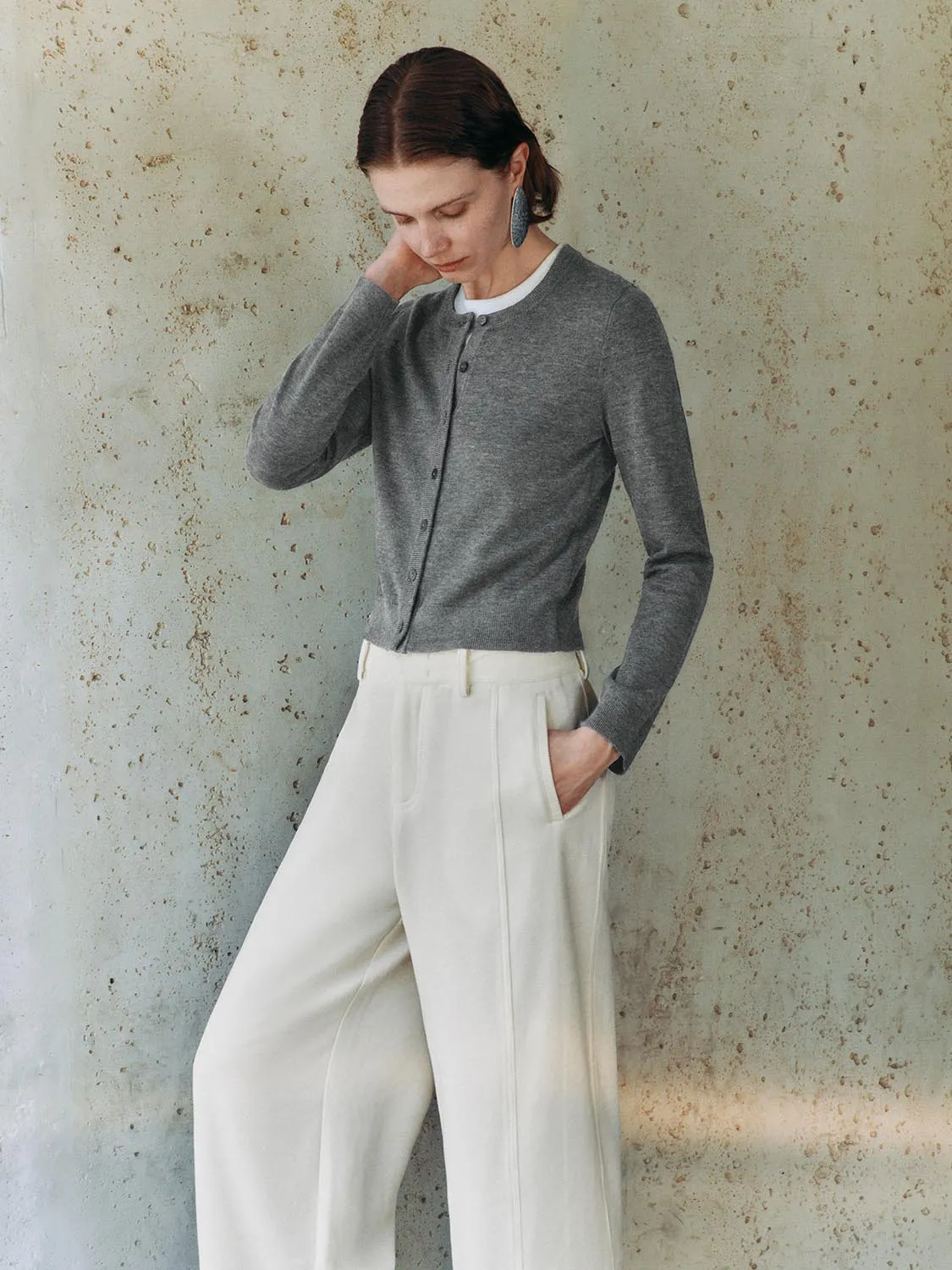Button Up Knitted Cardigans