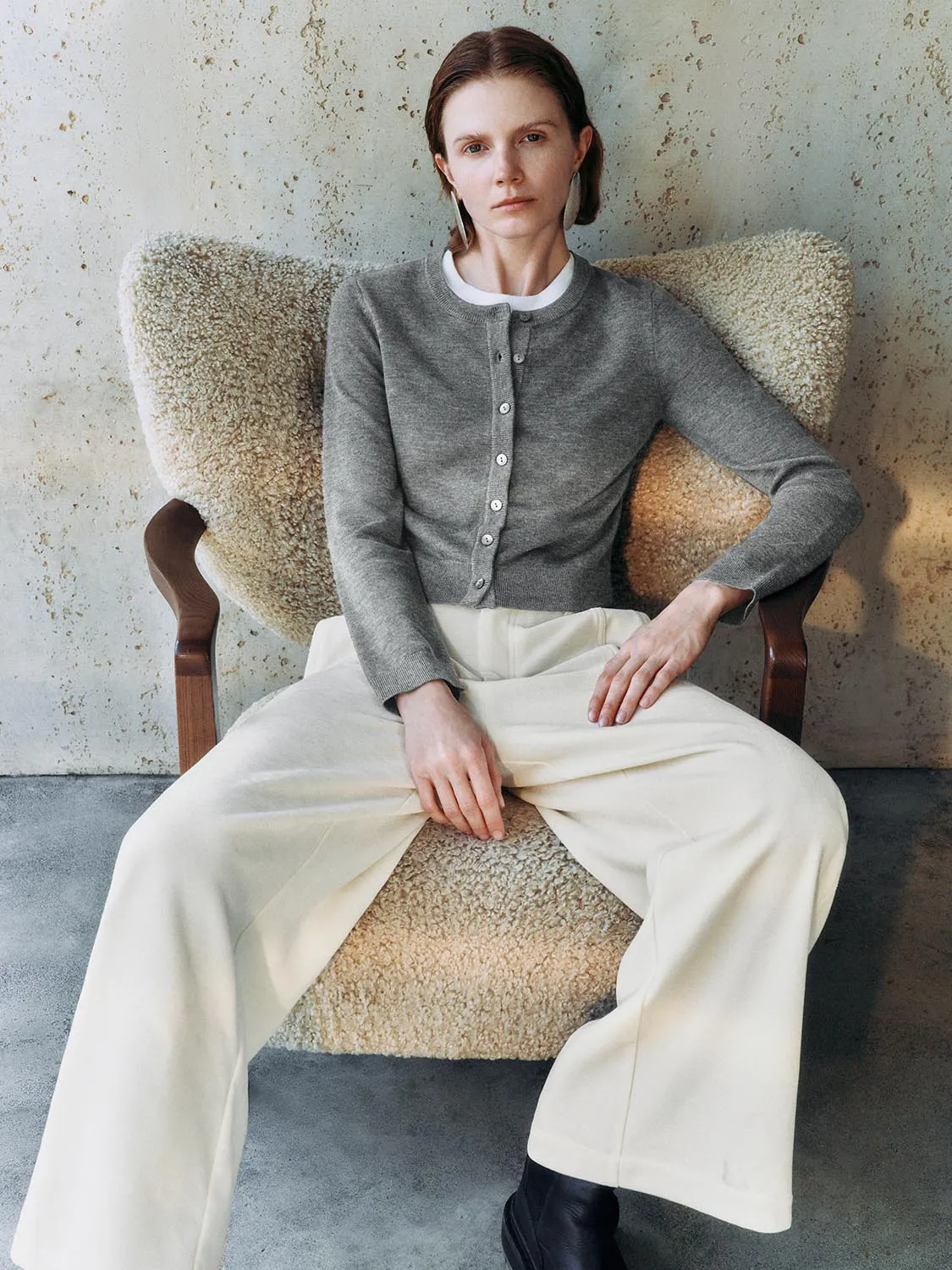 Button Up Knitted Cardigans