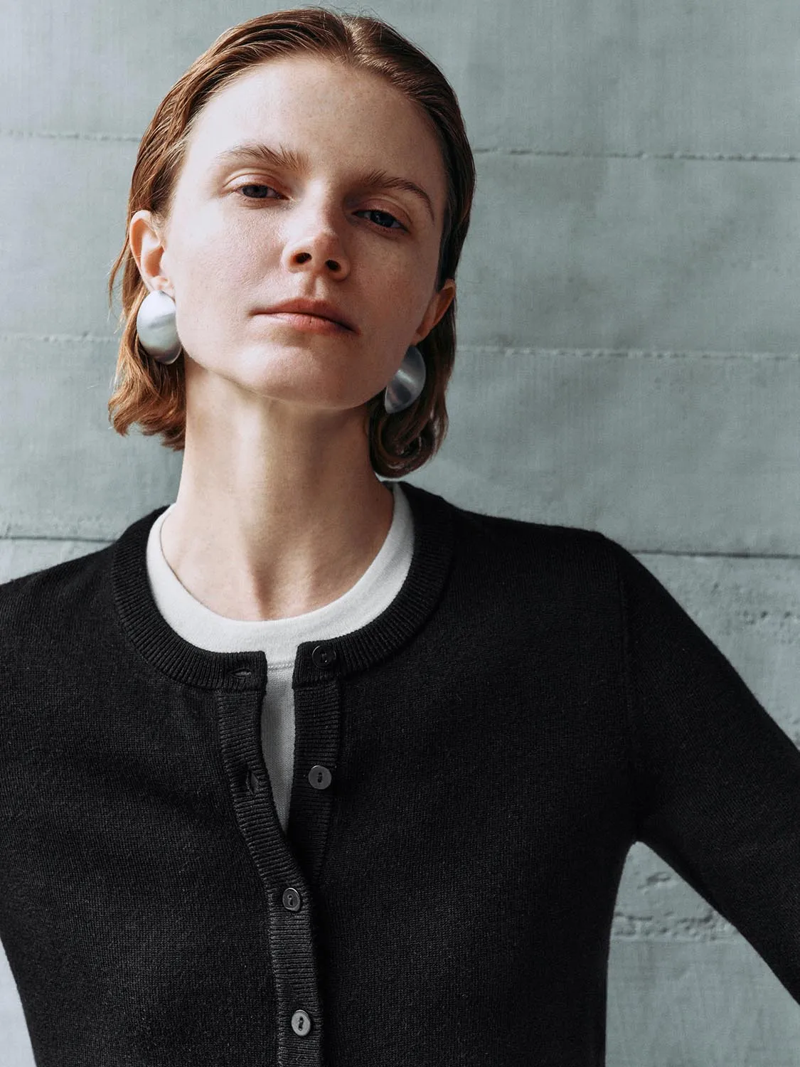 Button Up Knitted Cardigans