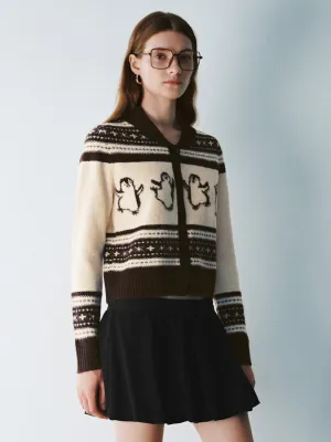Button Up Straight Knitted Cardigans