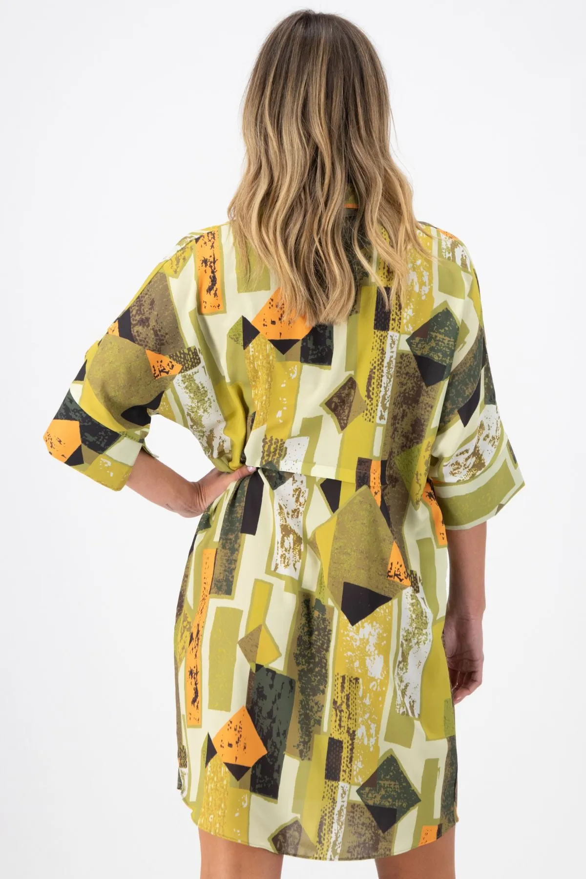 Casco Estilo Shift Dress Splice