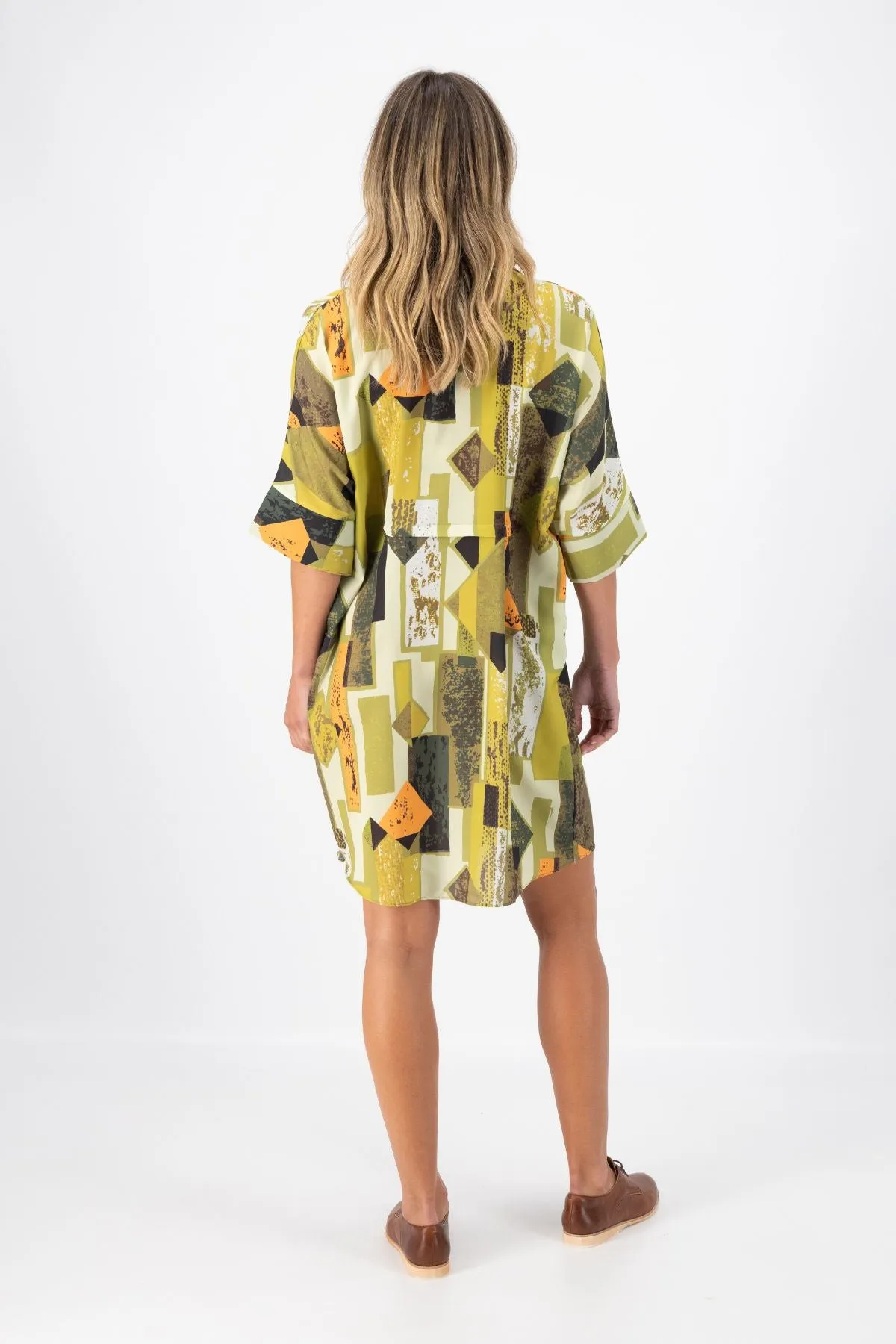 Casco Estilo Shift Dress Splice