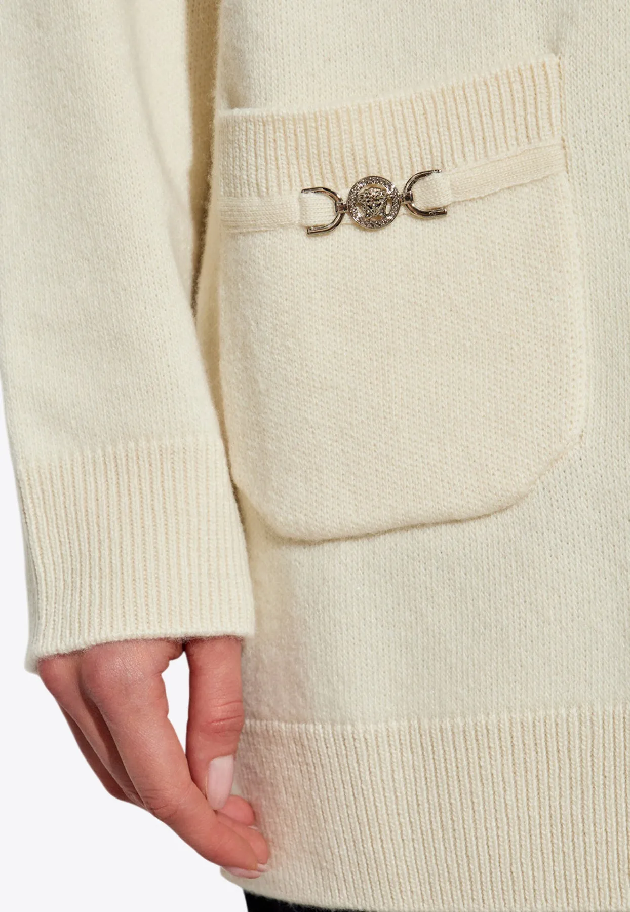Cashmere-Blend Oversized Cardigan