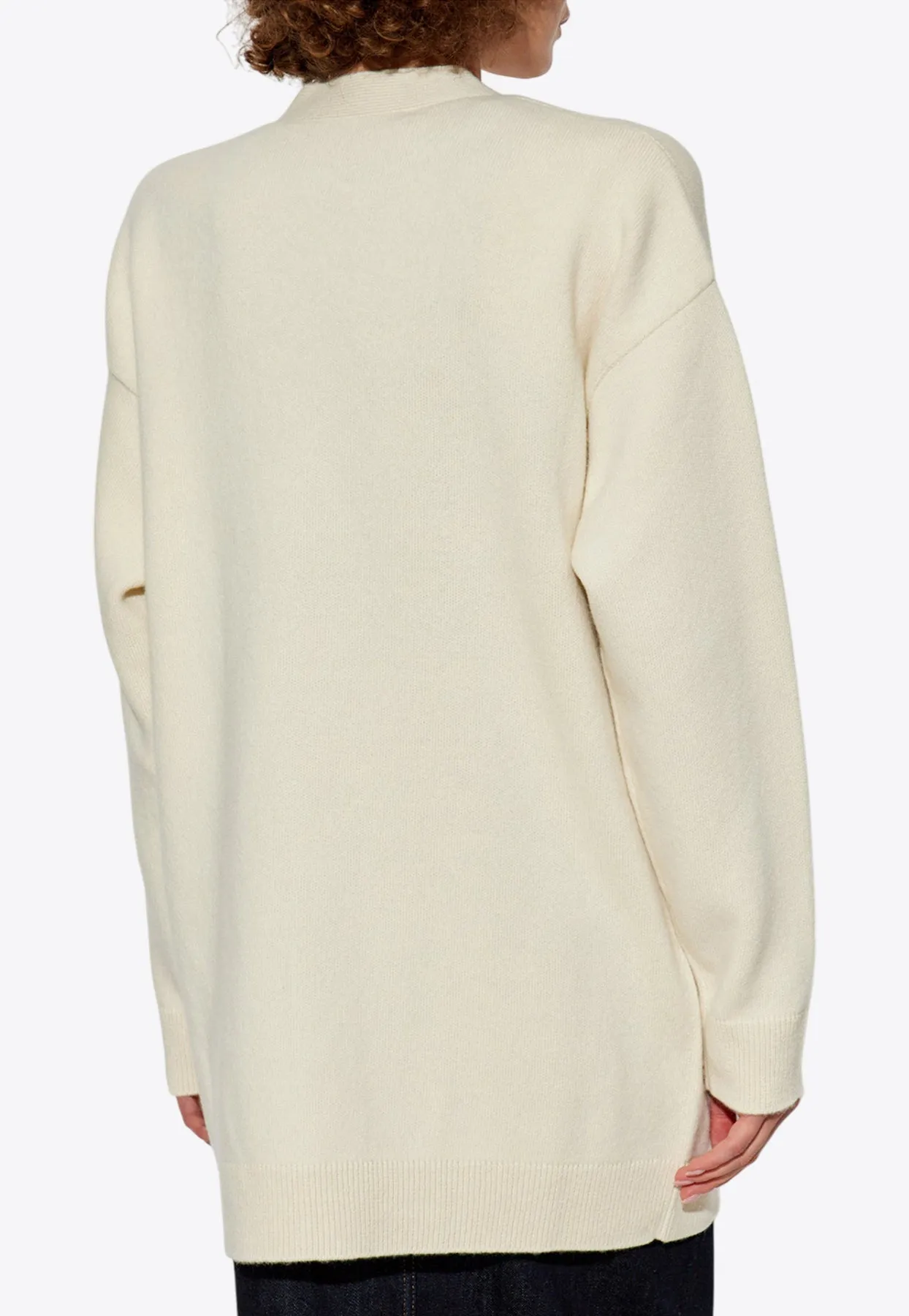 Cashmere-Blend Oversized Cardigan