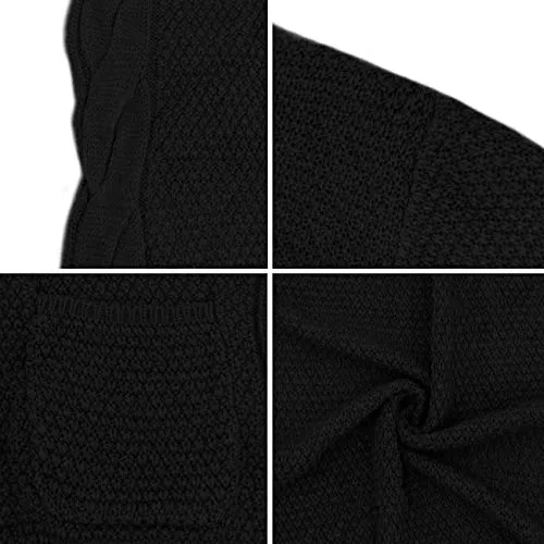 Casual Long Sleeve Cardigan with Pocket