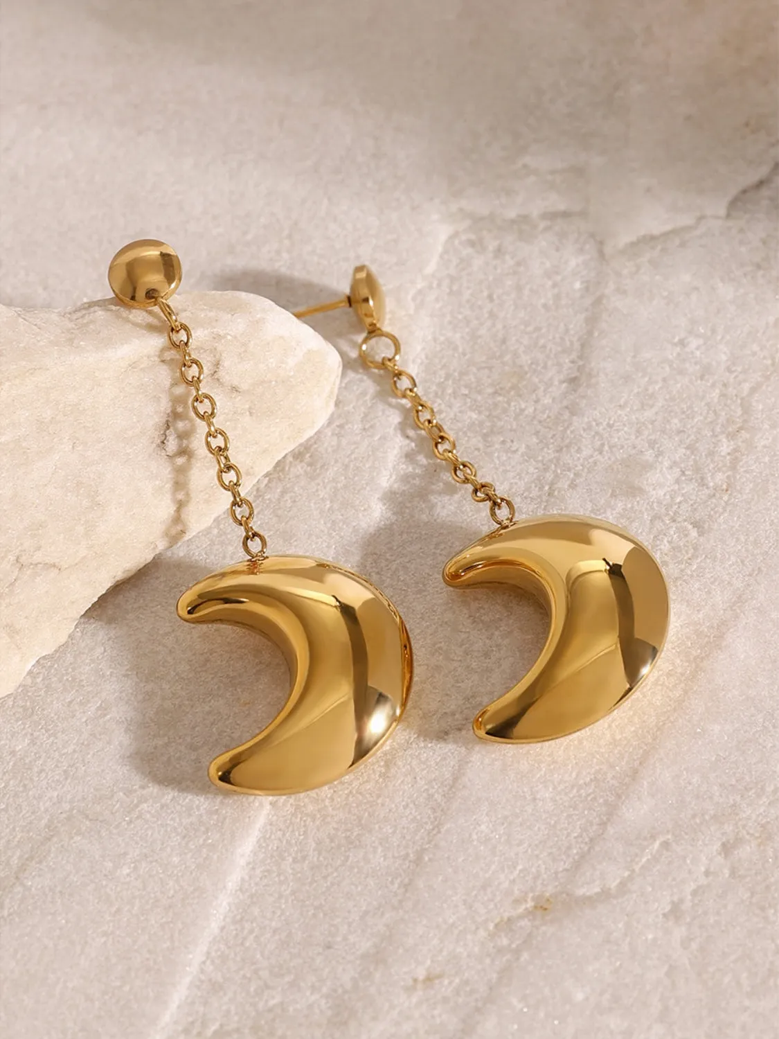 Celestial Cowgirl Moon Drop Earrings