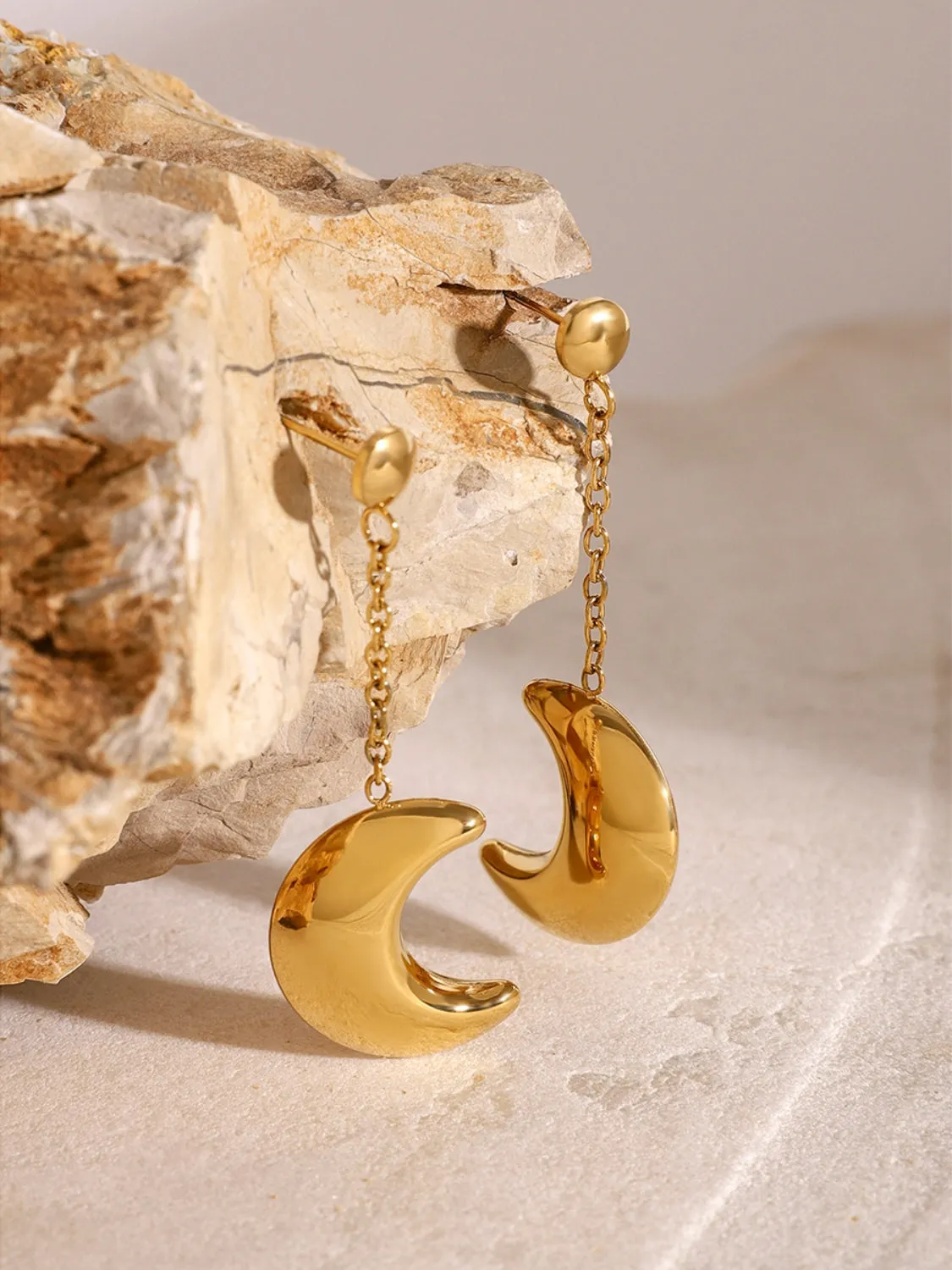 Celestial Cowgirl Moon Drop Earrings