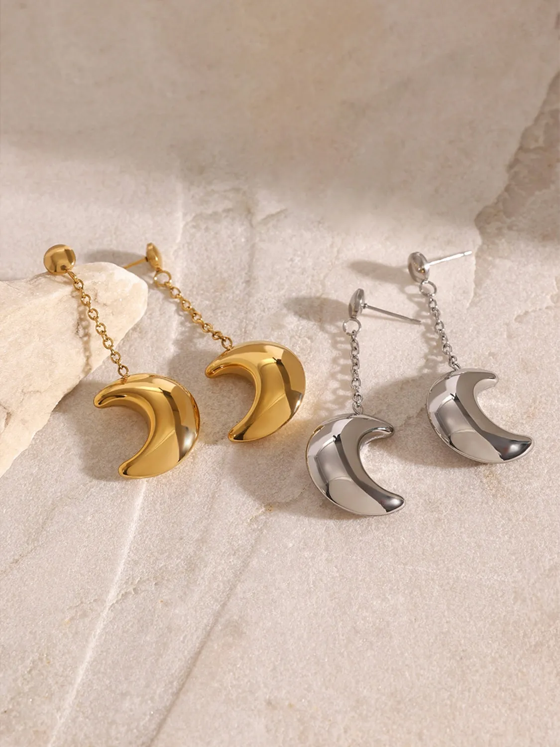 Celestial Cowgirl Moon Drop Earrings