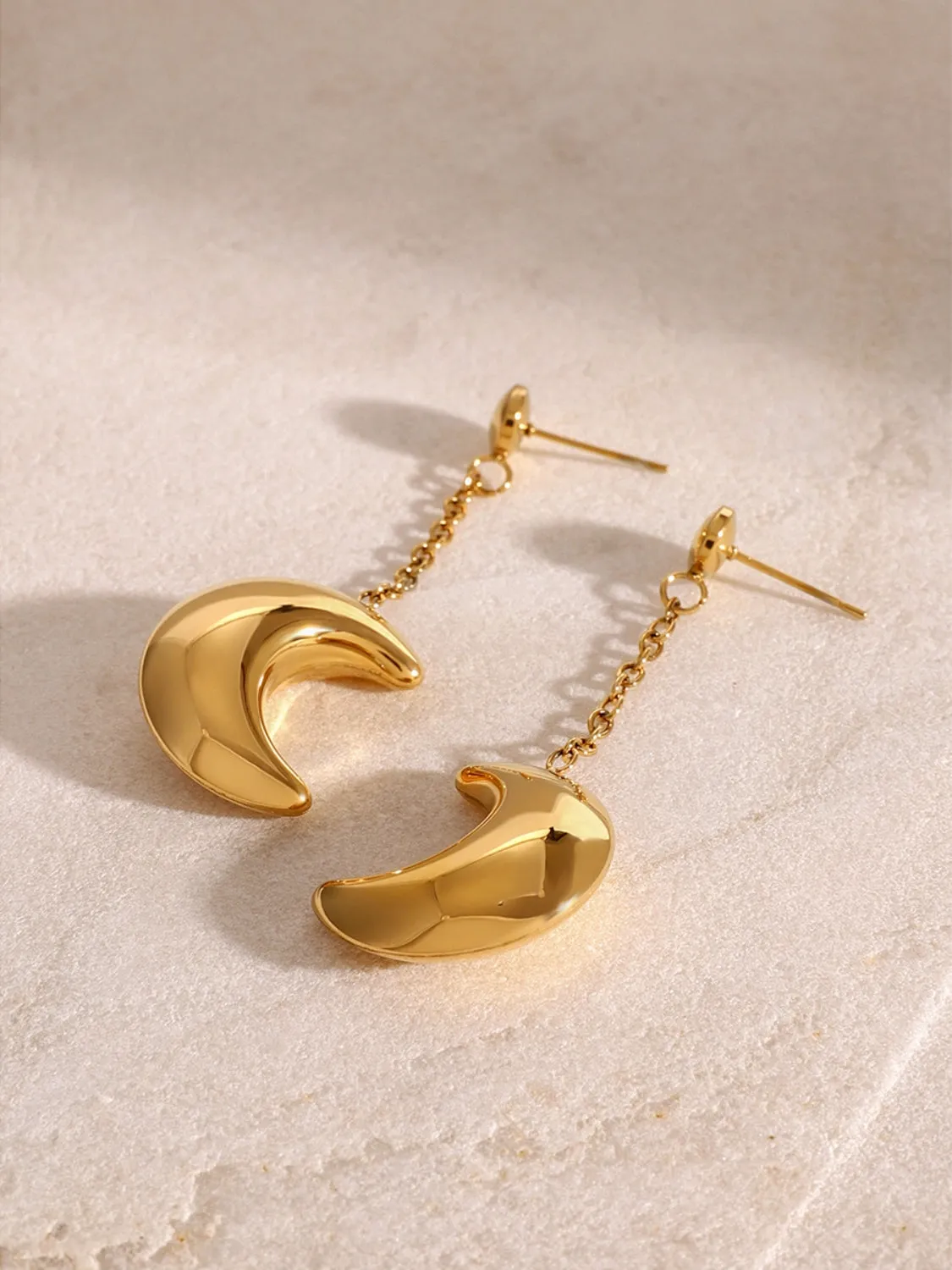 Celestial Cowgirl Moon Drop Earrings
