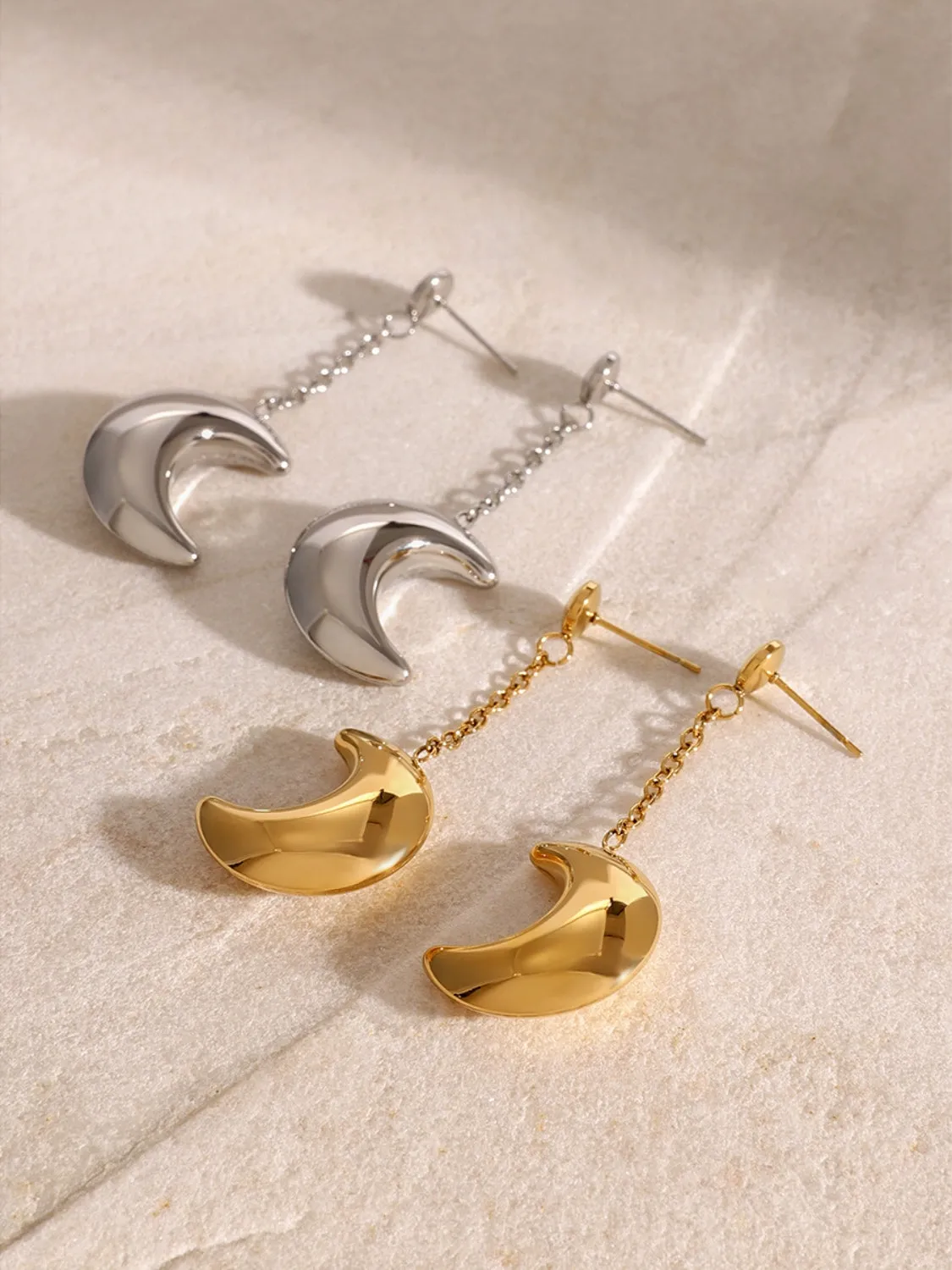 Celestial Cowgirl Moon Drop Earrings