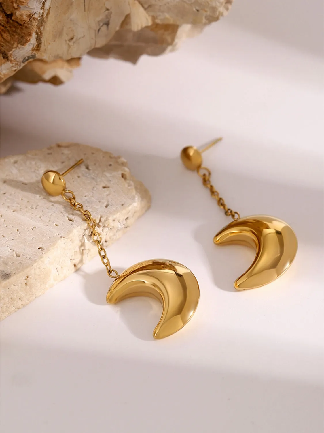 Celestial Cowgirl Moon Drop Earrings