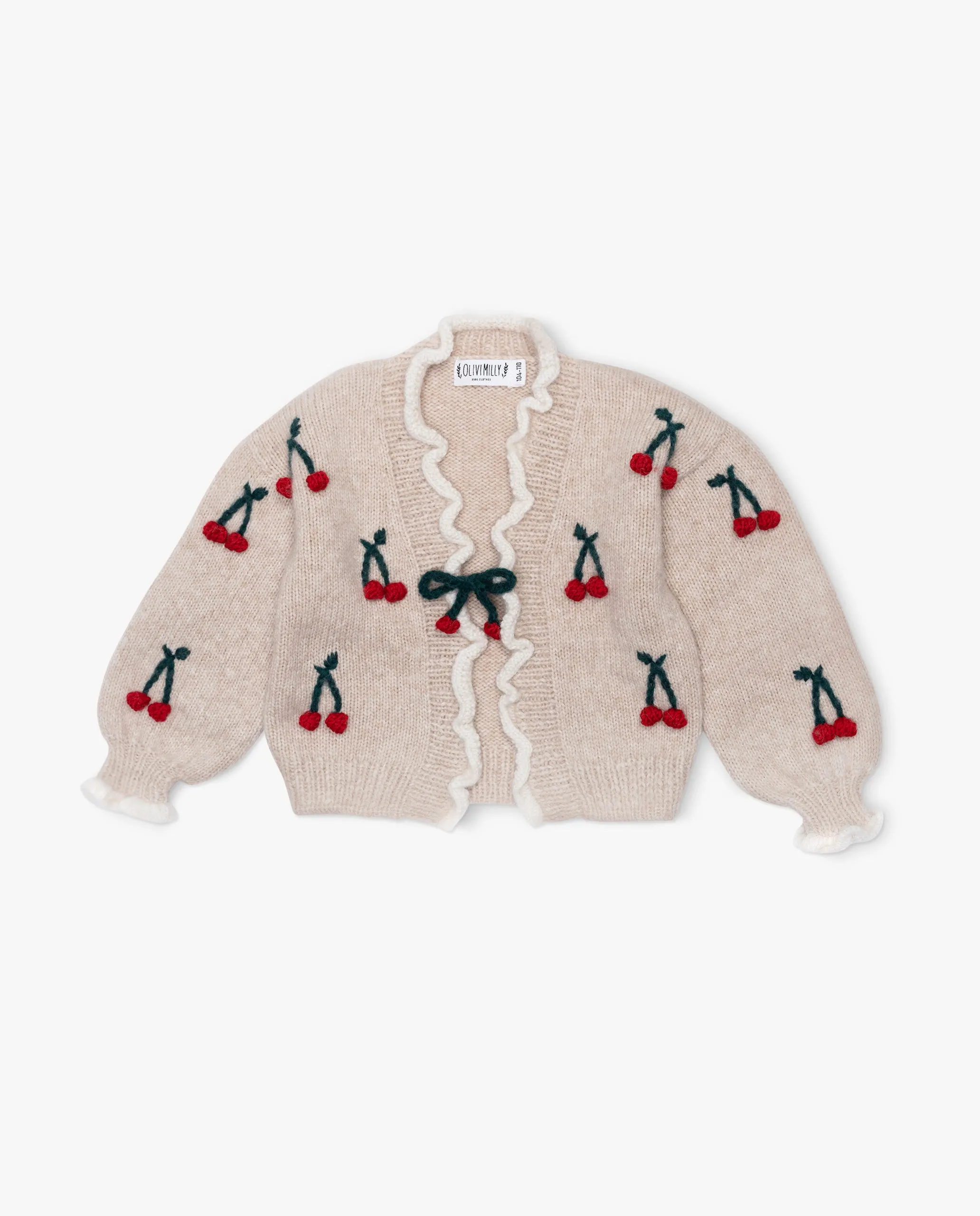 Cherries cardigan | Wheat