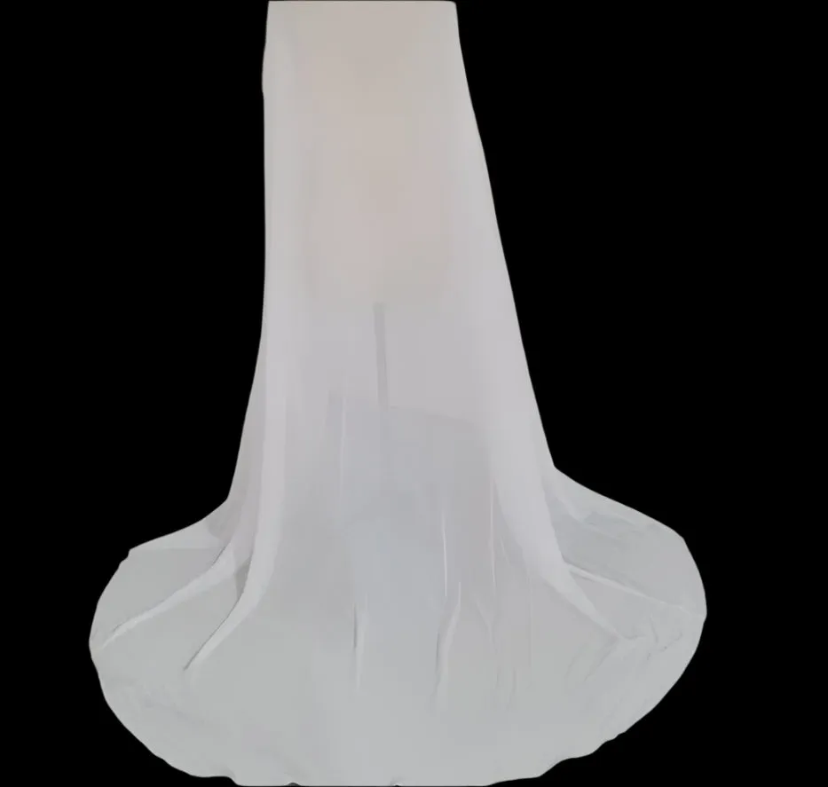 Chiffon Floor Length Cape