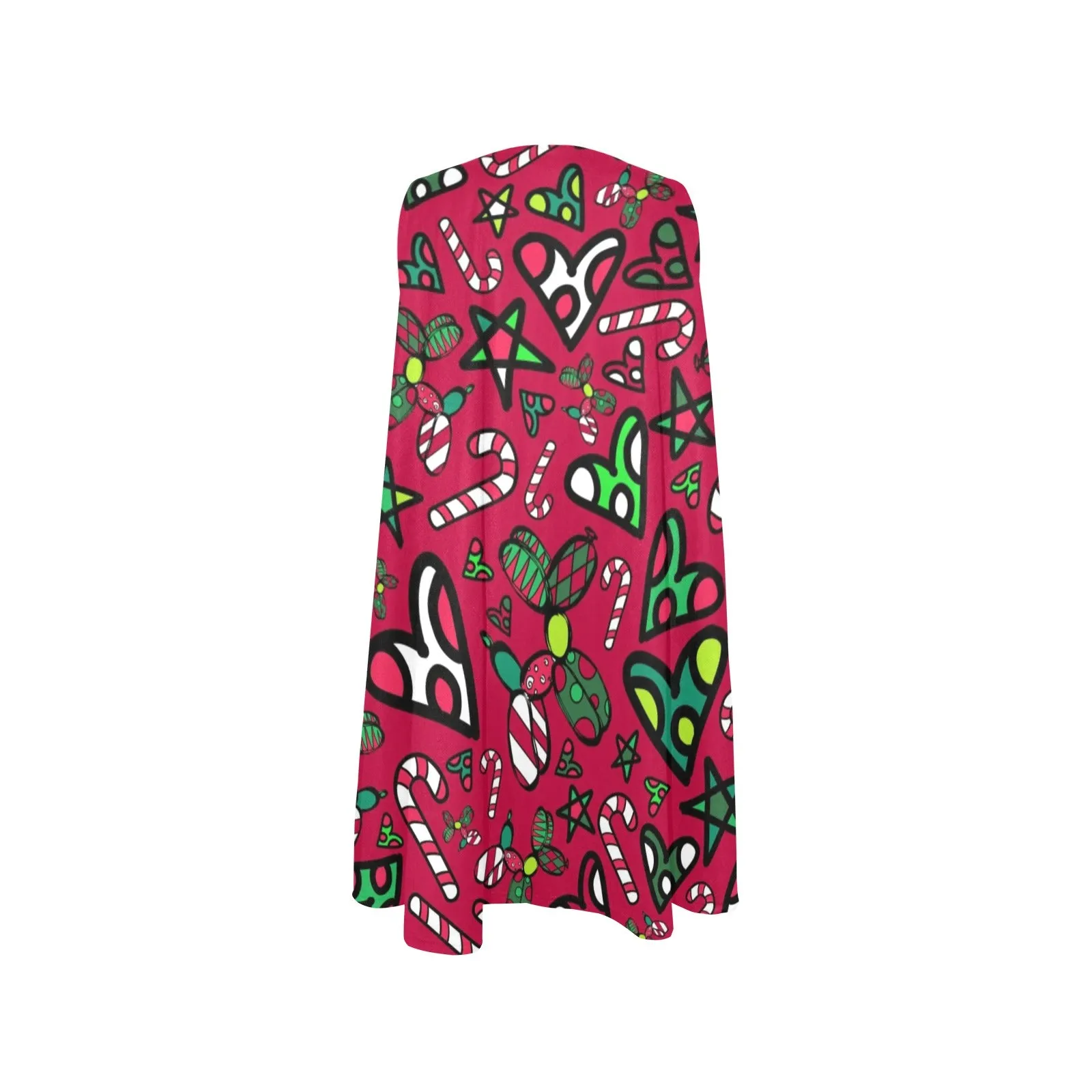 Christmas Jumble - Flared Shift Dress with Pockets (XS - 3XL)