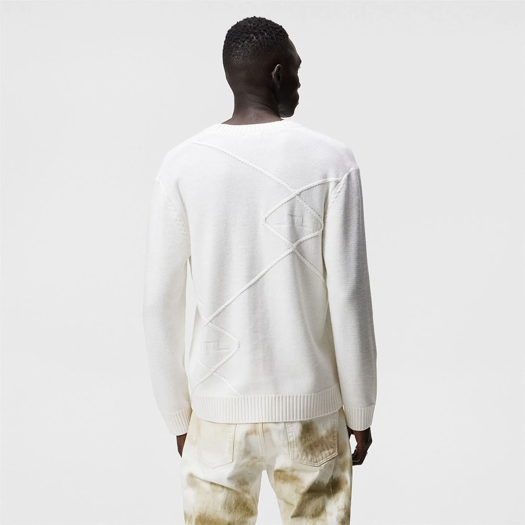 Clarke Knitted Cardigan White