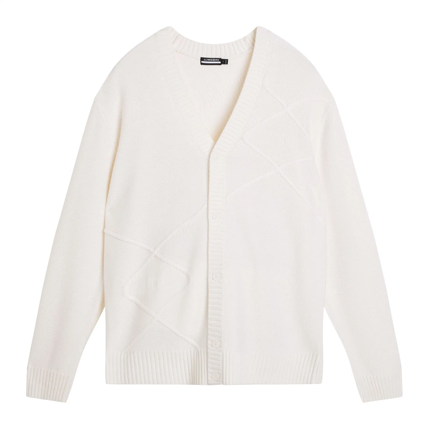 Clarke Knitted Cardigan White