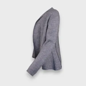 Collared wool cardigan (ready to ship)