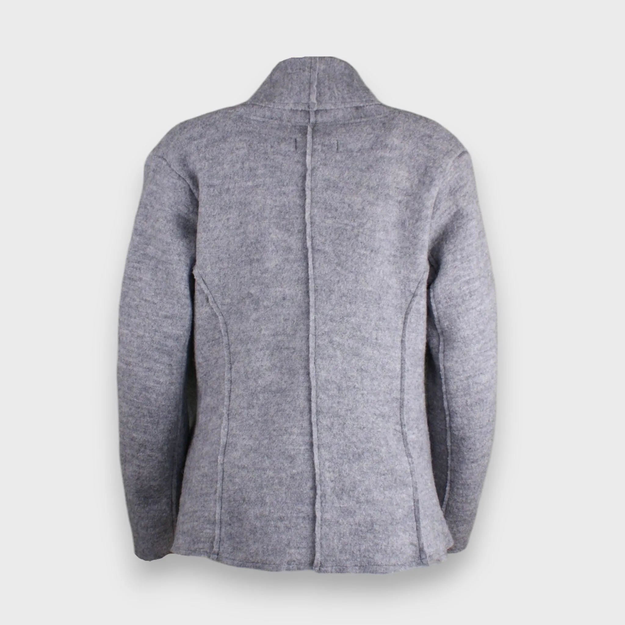 Collared wool cardigan (ready to ship)