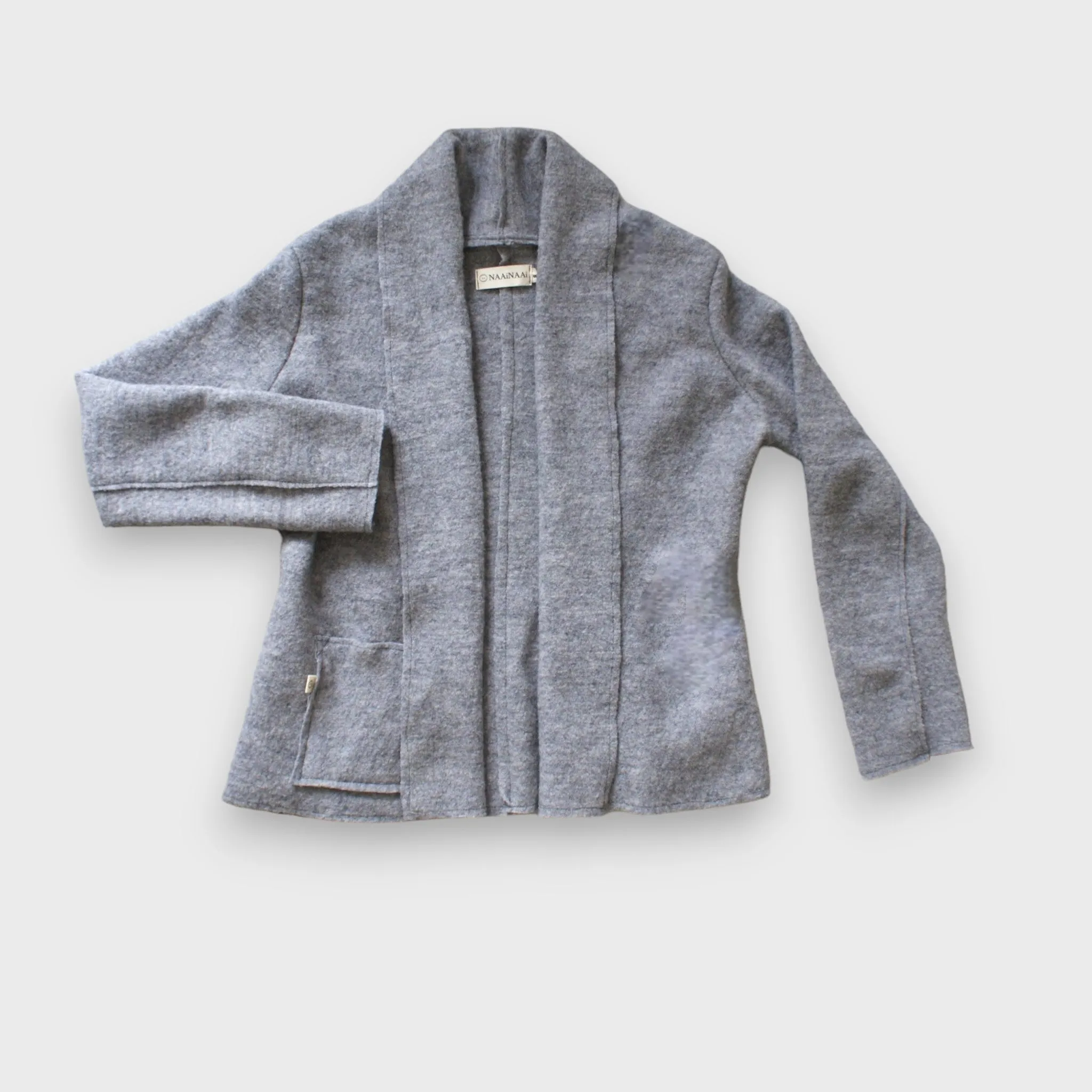 Collared wool cardigan (ready to ship)