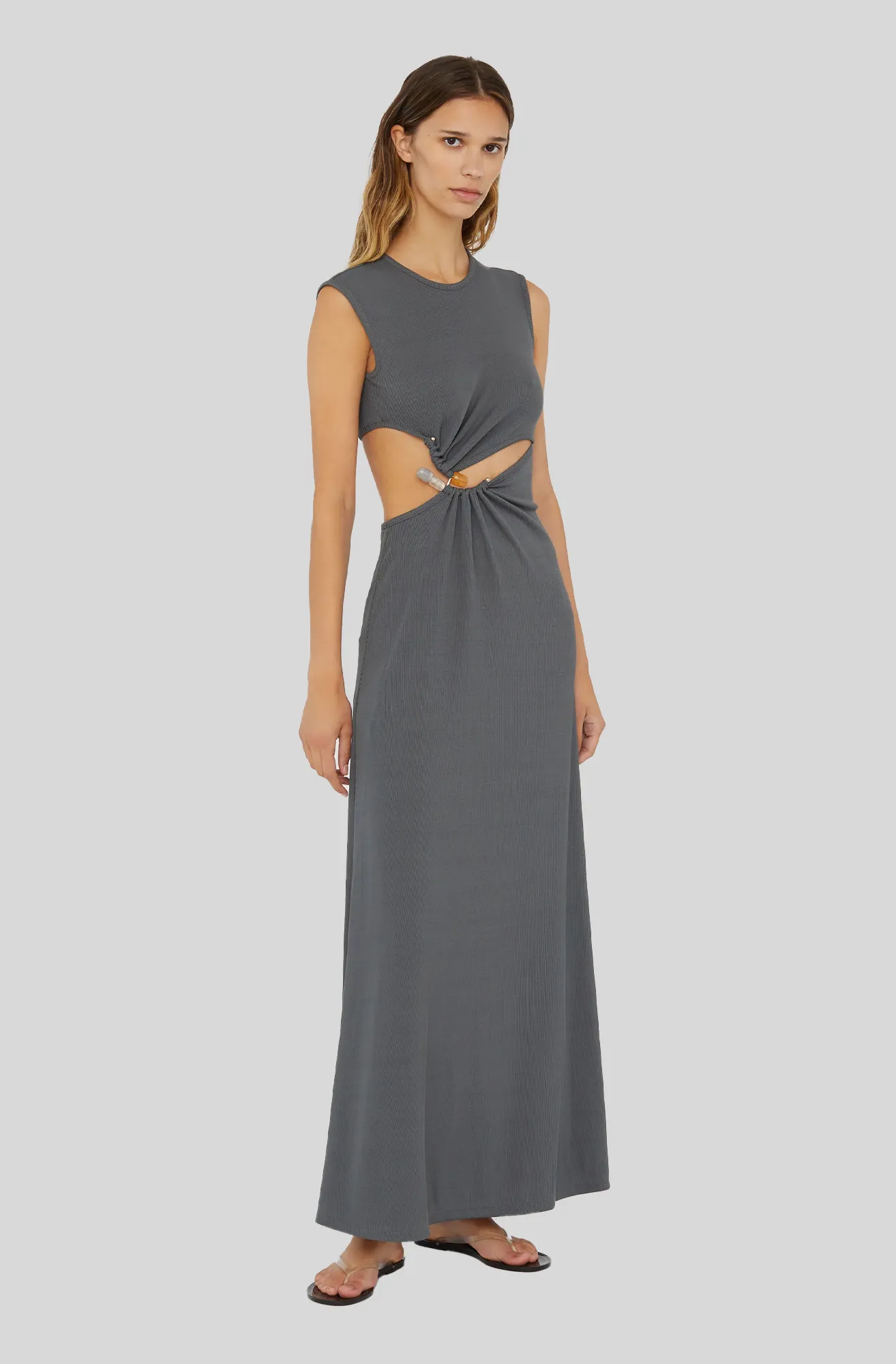 CONCAVE STONE TANK DRESS