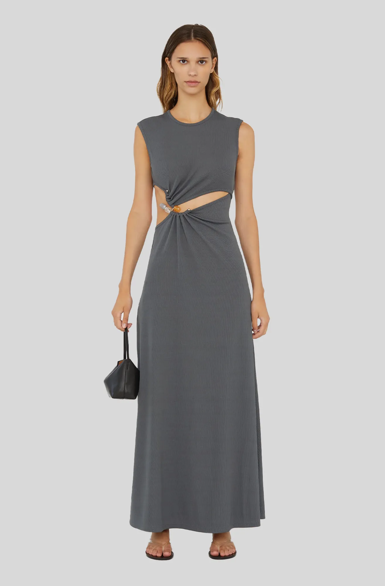 CONCAVE STONE TANK DRESS