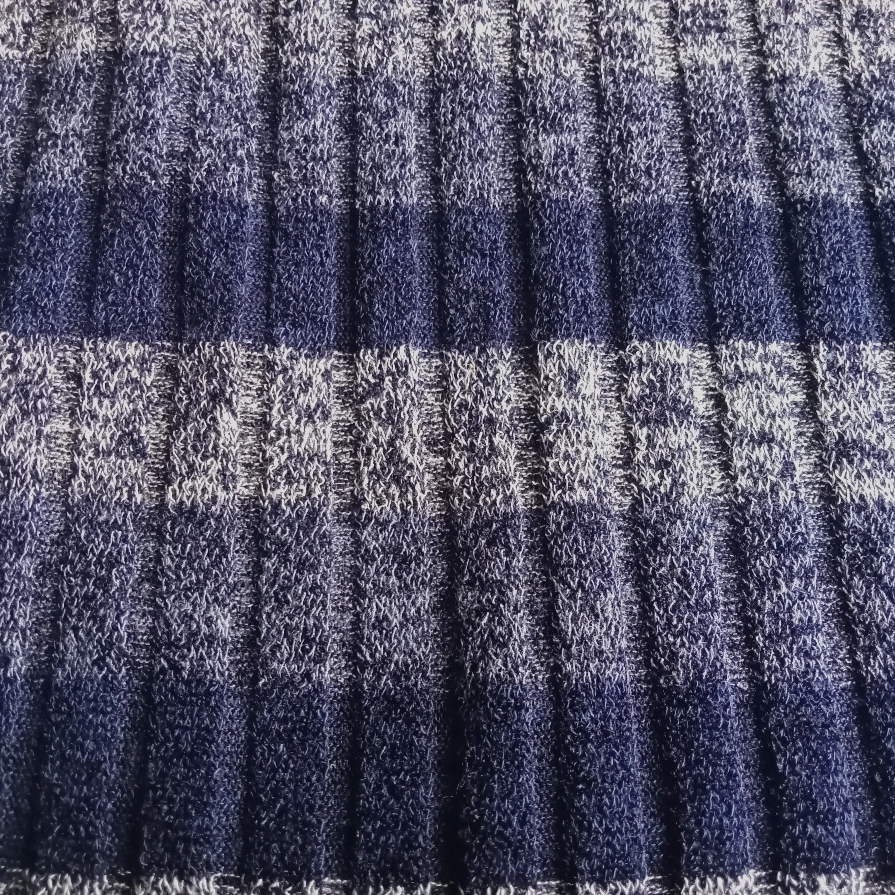 cooper - striped/ribbed marle knit- sold by1/2mtr