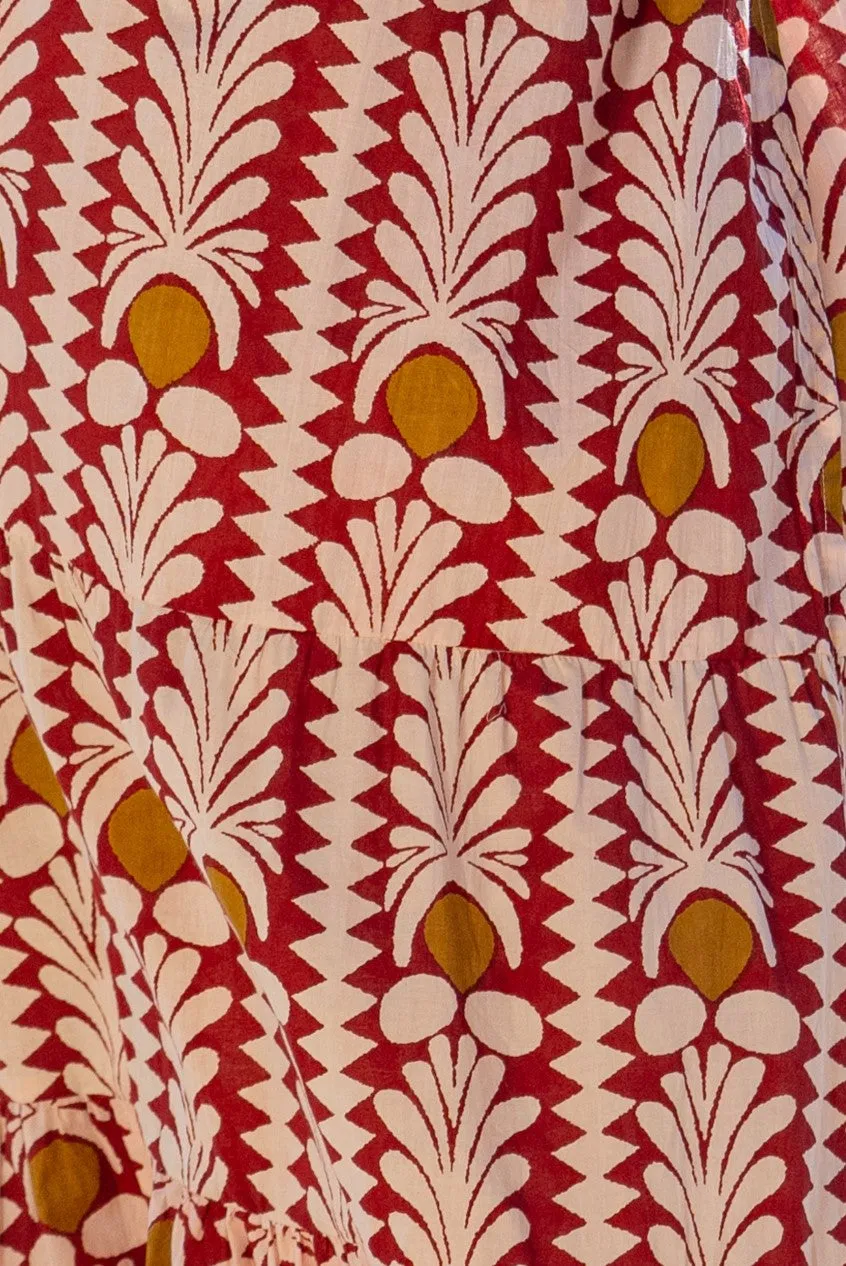 Coral Cotton Hemi Pant