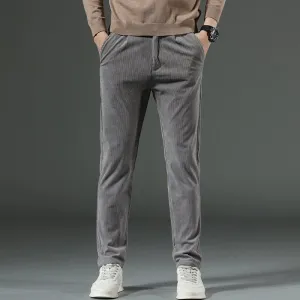 Corduroy Slim-Fit Pants