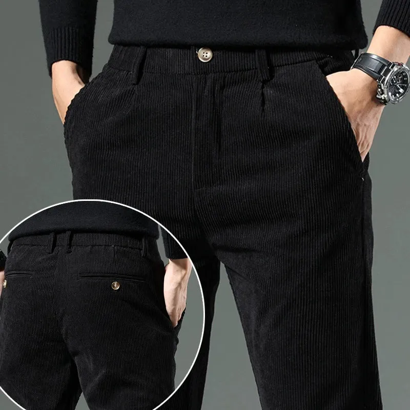 Corduroy Slim-Fit Pants