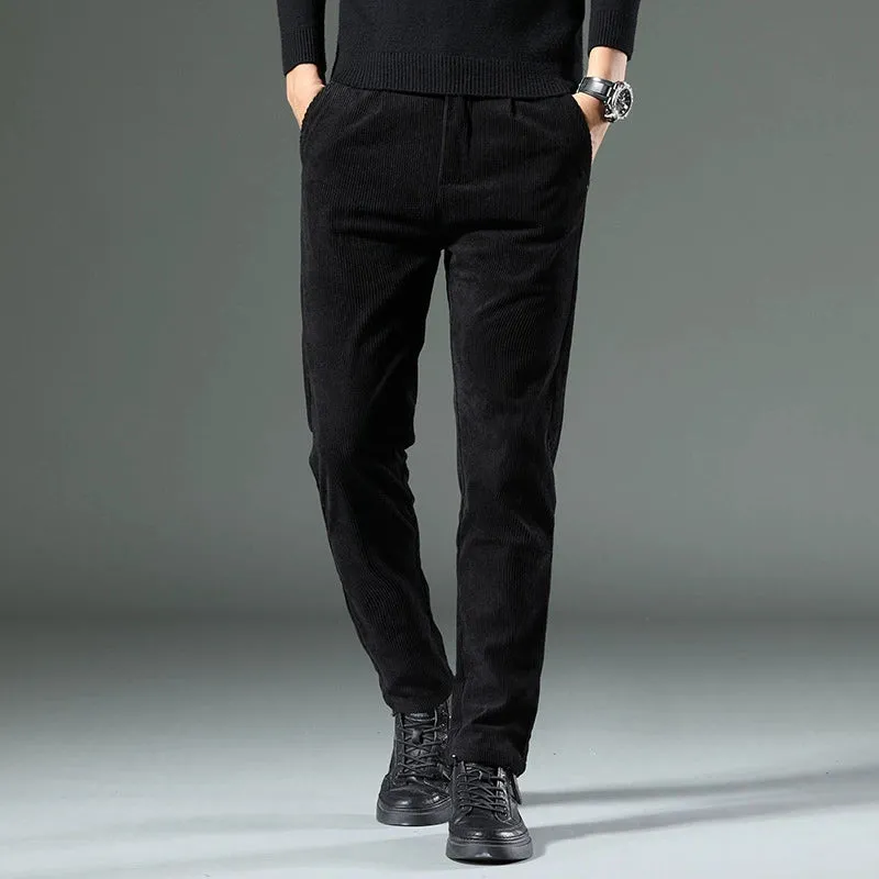 Corduroy Slim-Fit Pants