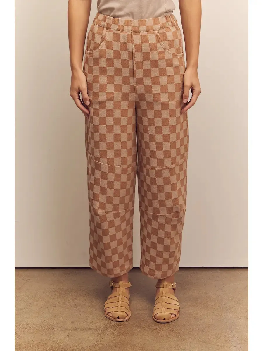 Cotton Check Pants