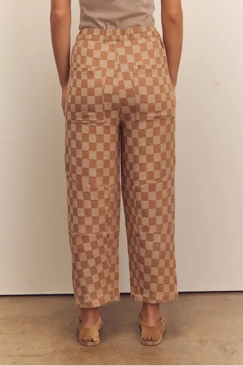 Cotton Check Pants