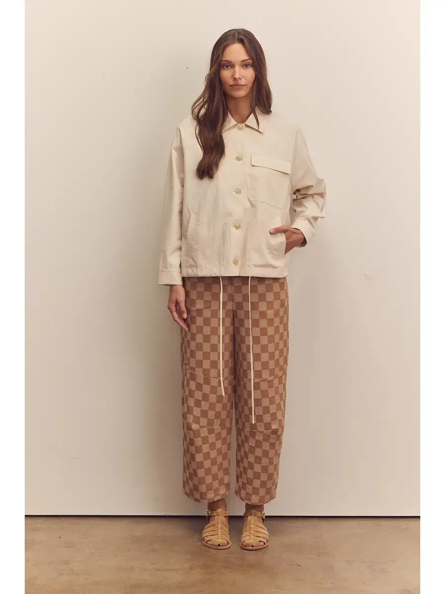 Cotton Check Pants