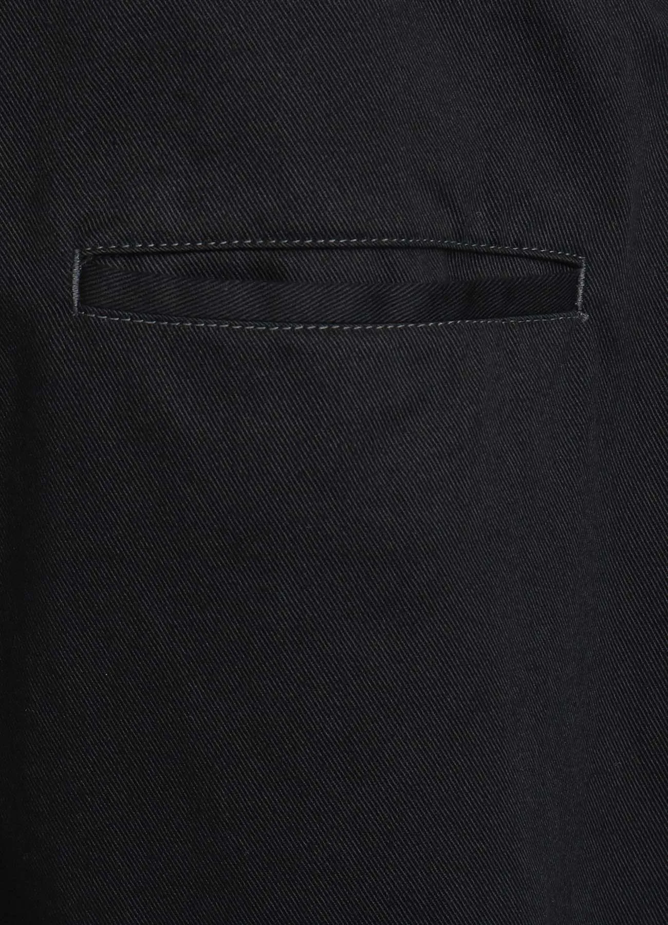 COTTON DRILL DRAWSTRING WIDE PANTS