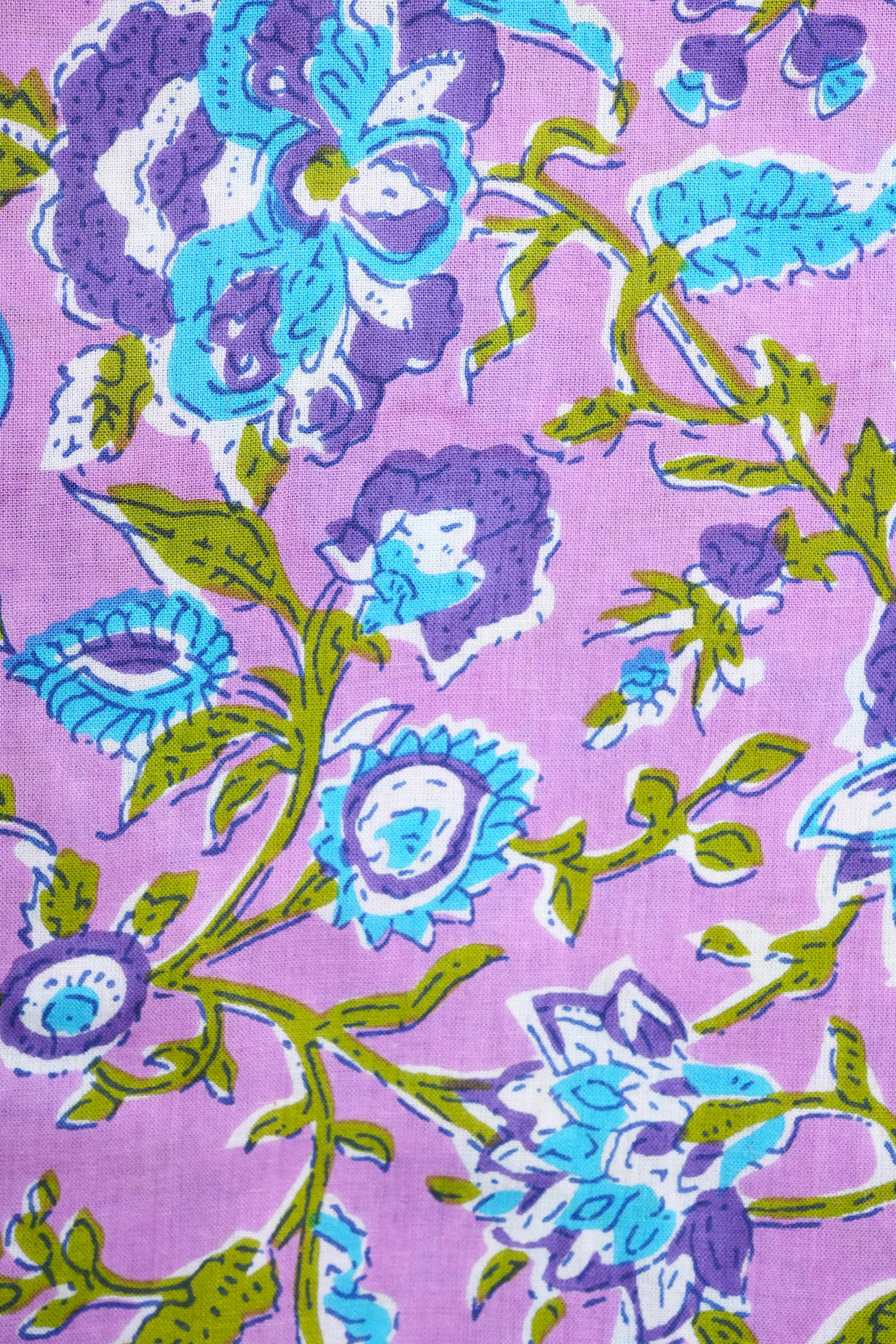Cotton Pajama Pants Women - Mystic Lavender