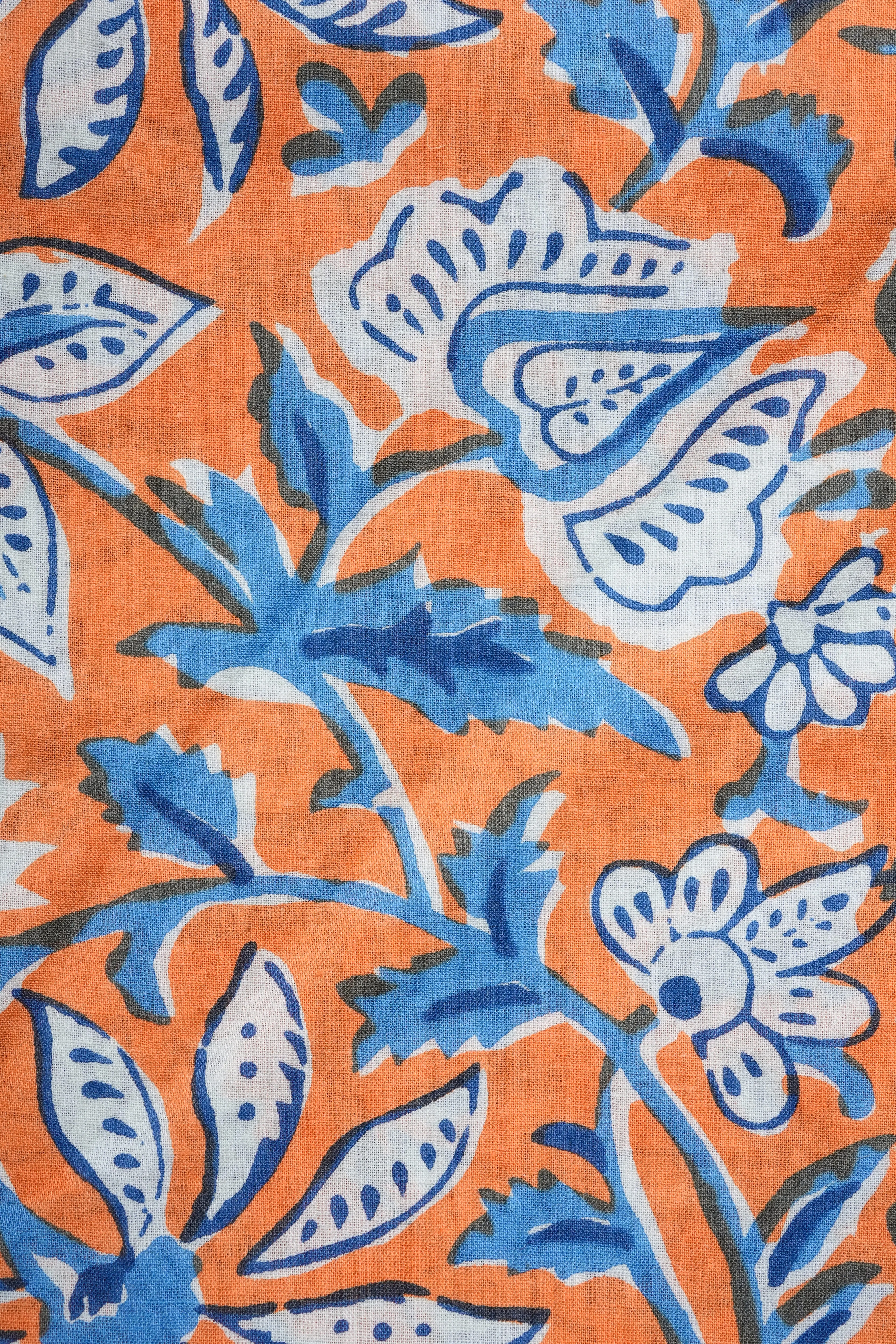 Cotton Pajama Pants Women - Vibrant Vines