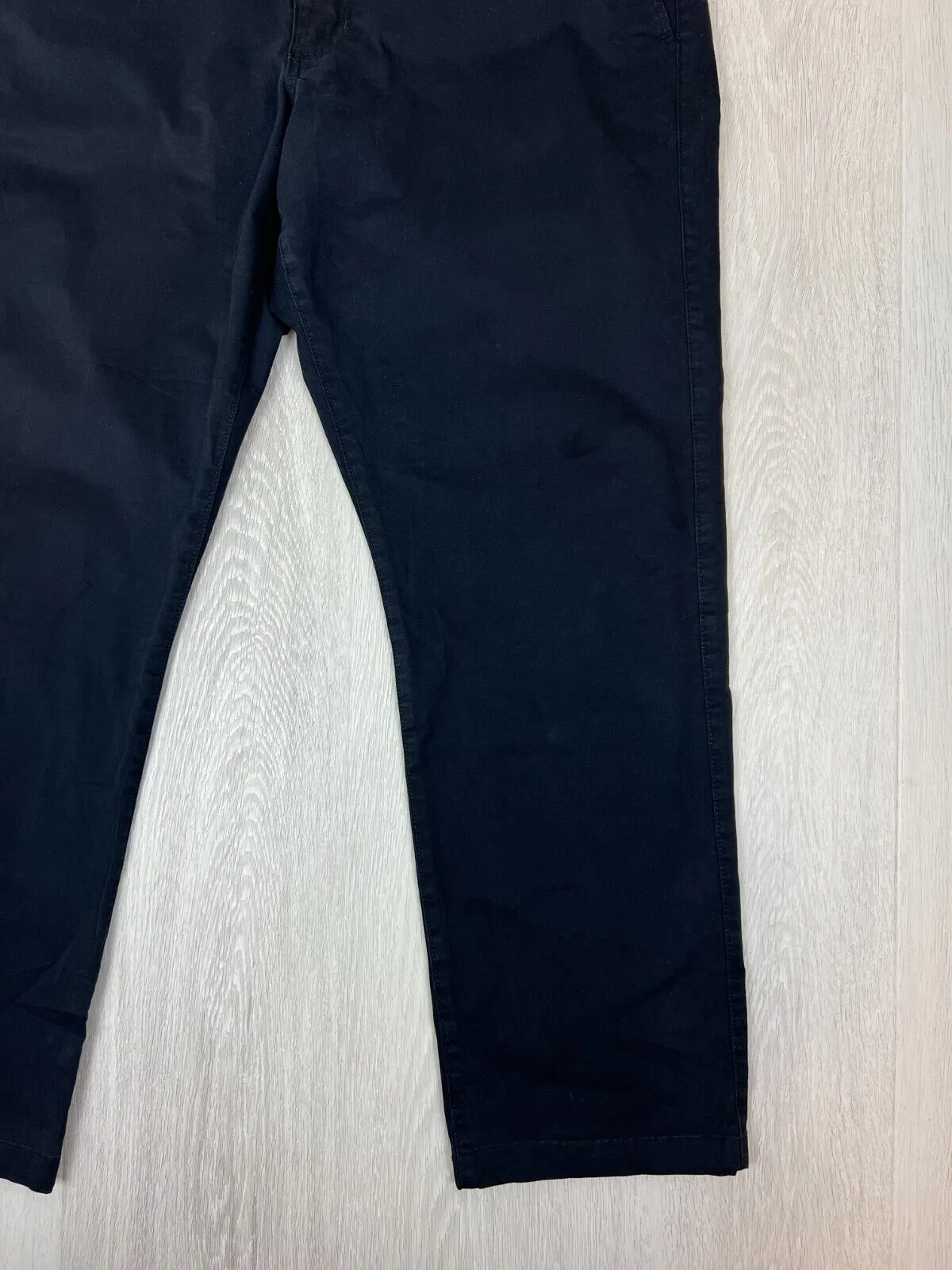Country Road Mens Black Standard Fit Chinos Size 40