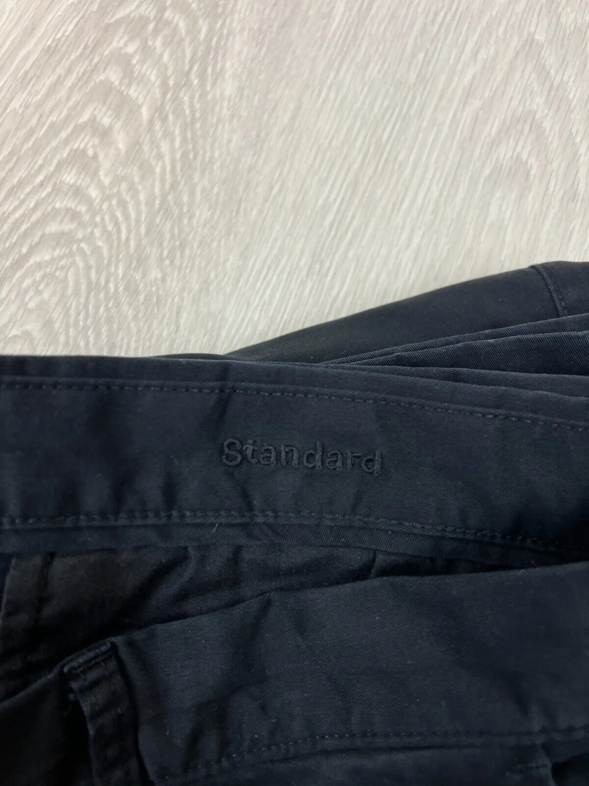 Country Road Mens Black Standard Fit Chinos Size 40