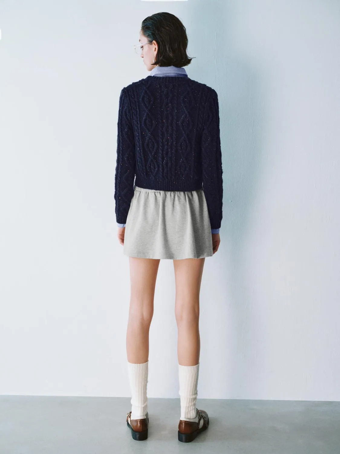 Cropped Knitted Cardigans