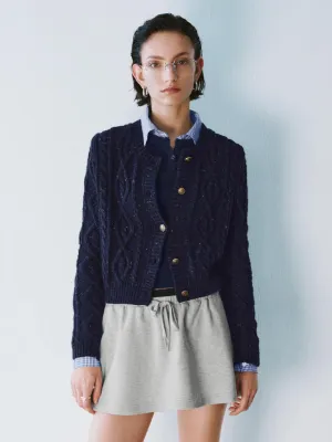 Cropped Knitted Cardigans