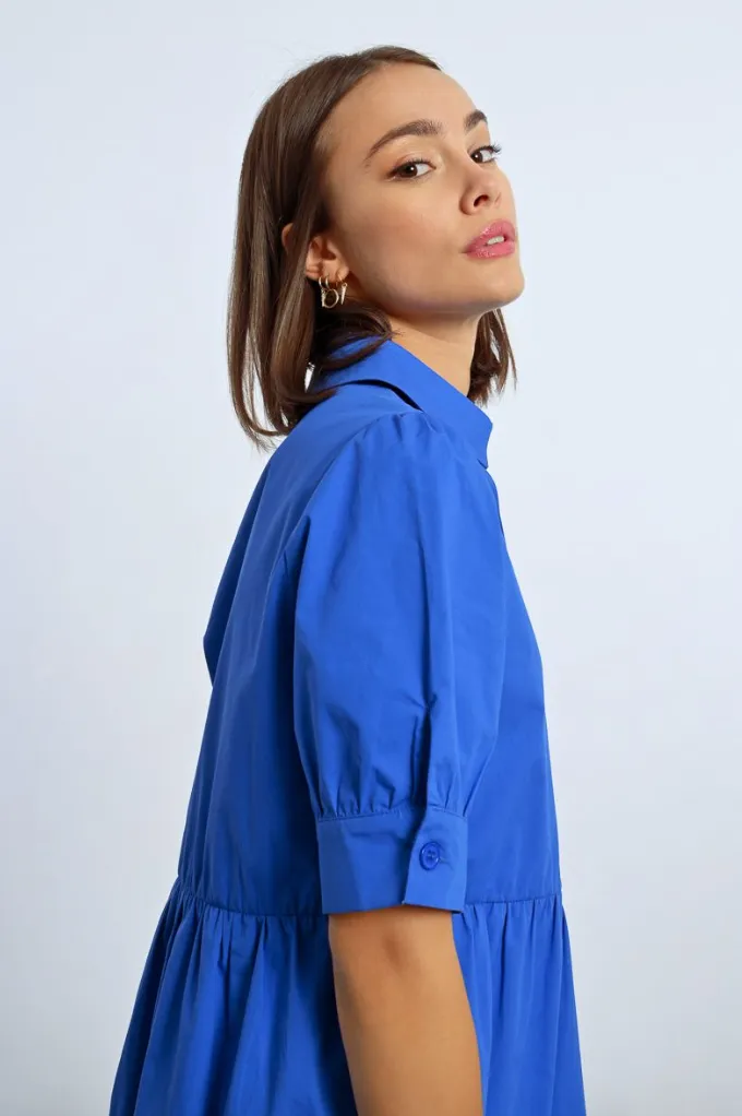 Dahlia Dress — Blue