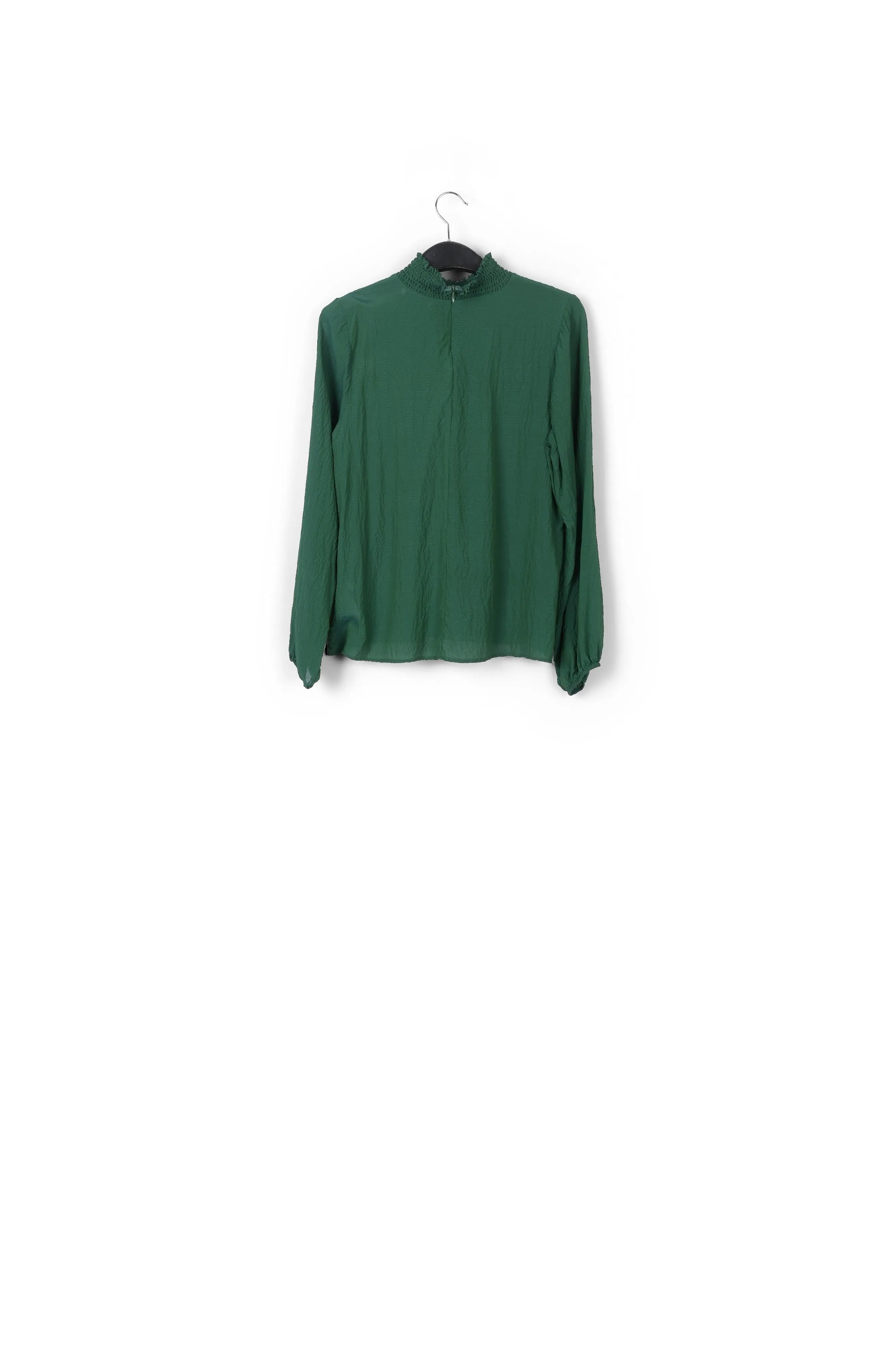 Dark green loose-fit top
