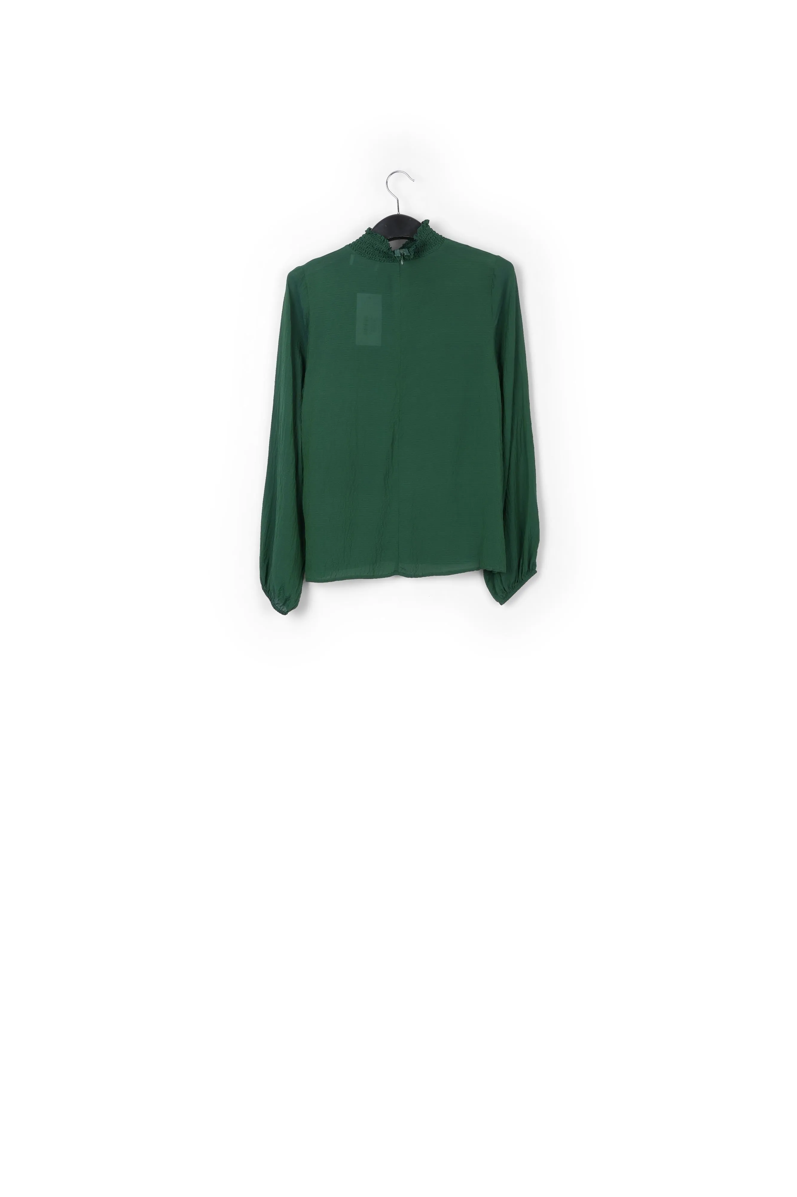 Dark green loose-fit top