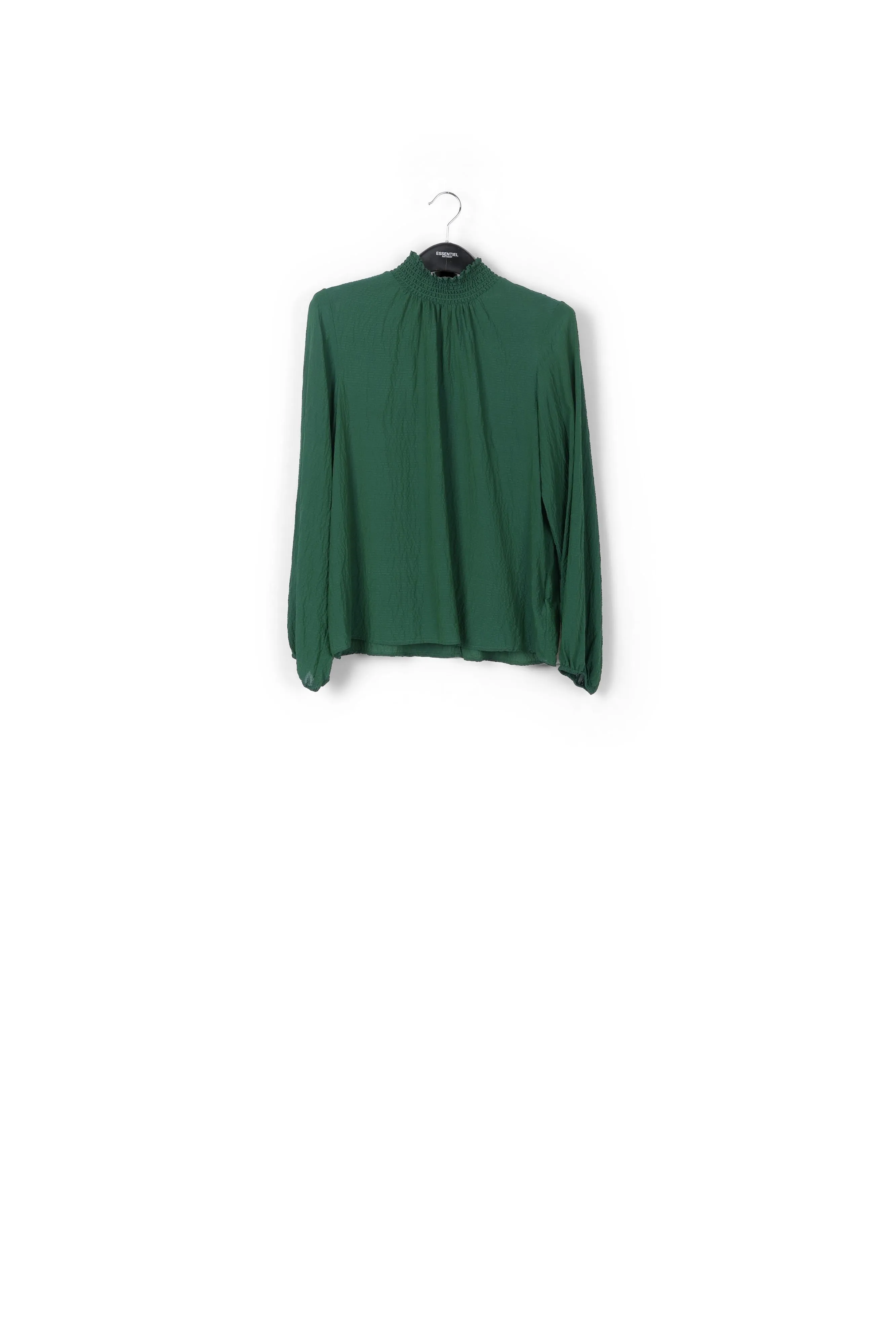 Dark green loose-fit top