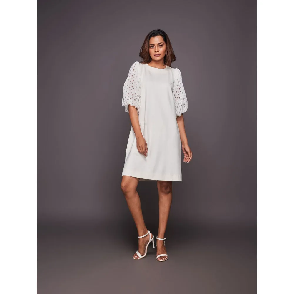 Deepika Arora White Shift Dress