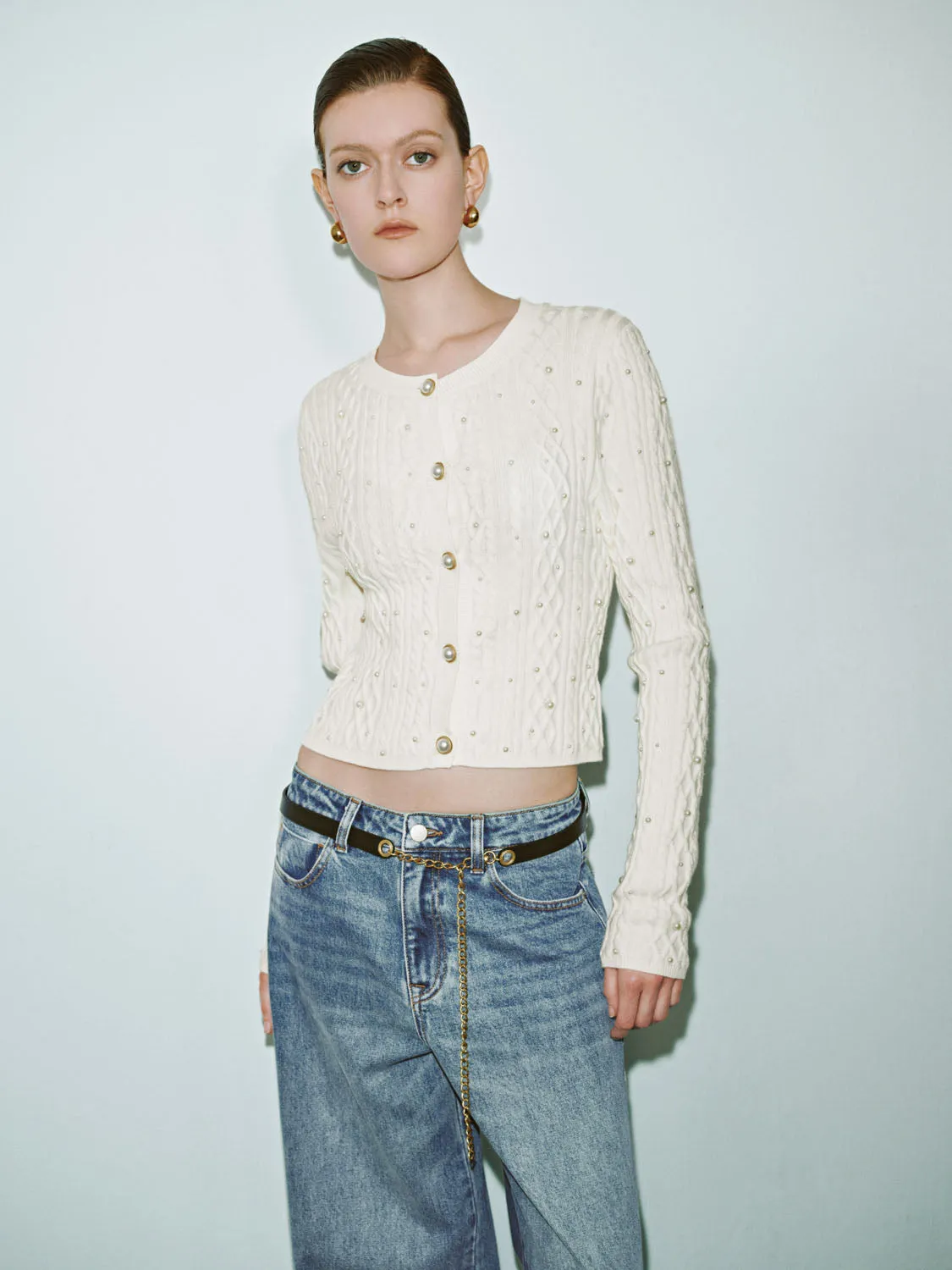 Diamond Knitted Cardigans