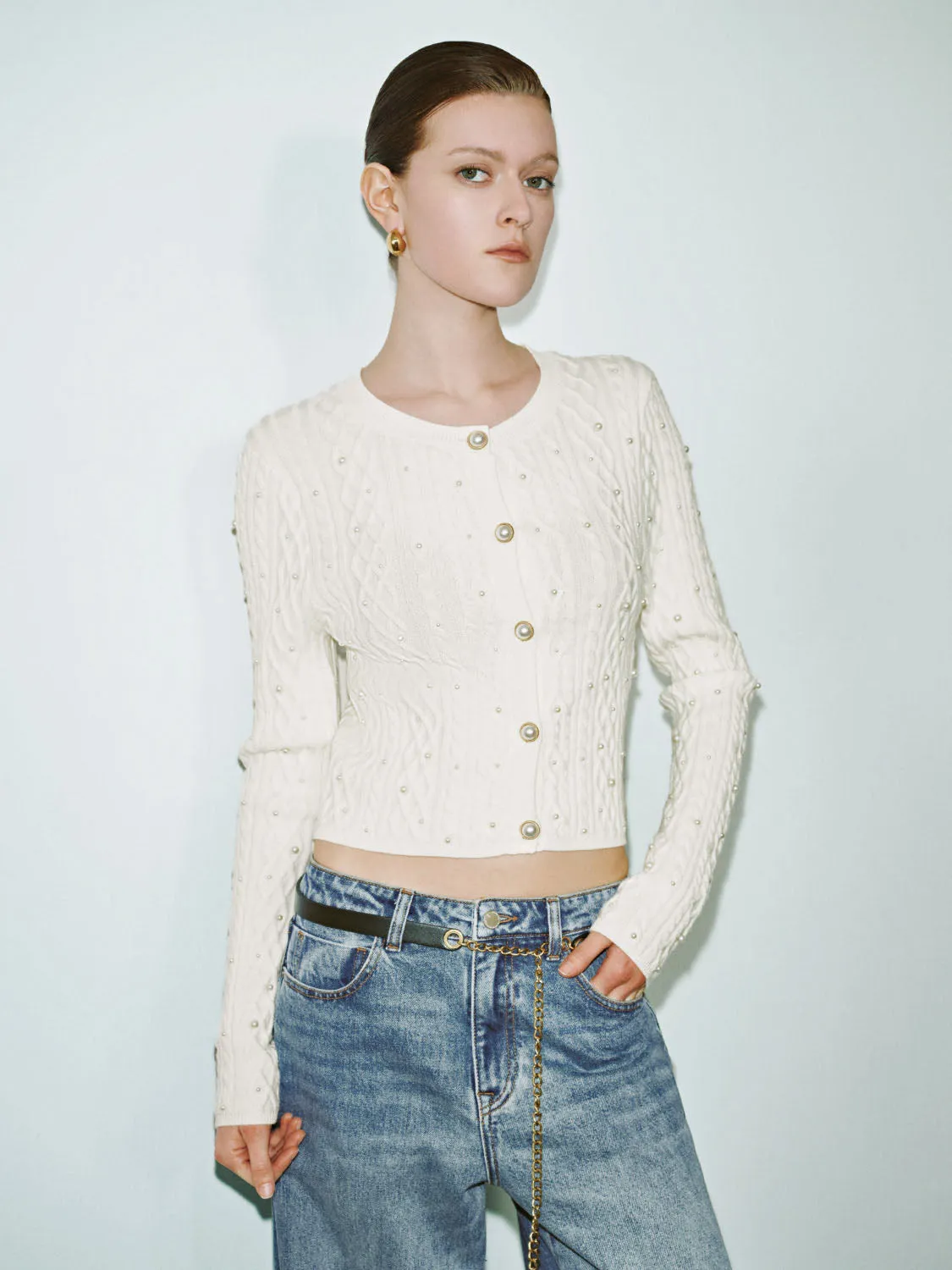 Diamond Knitted Cardigans