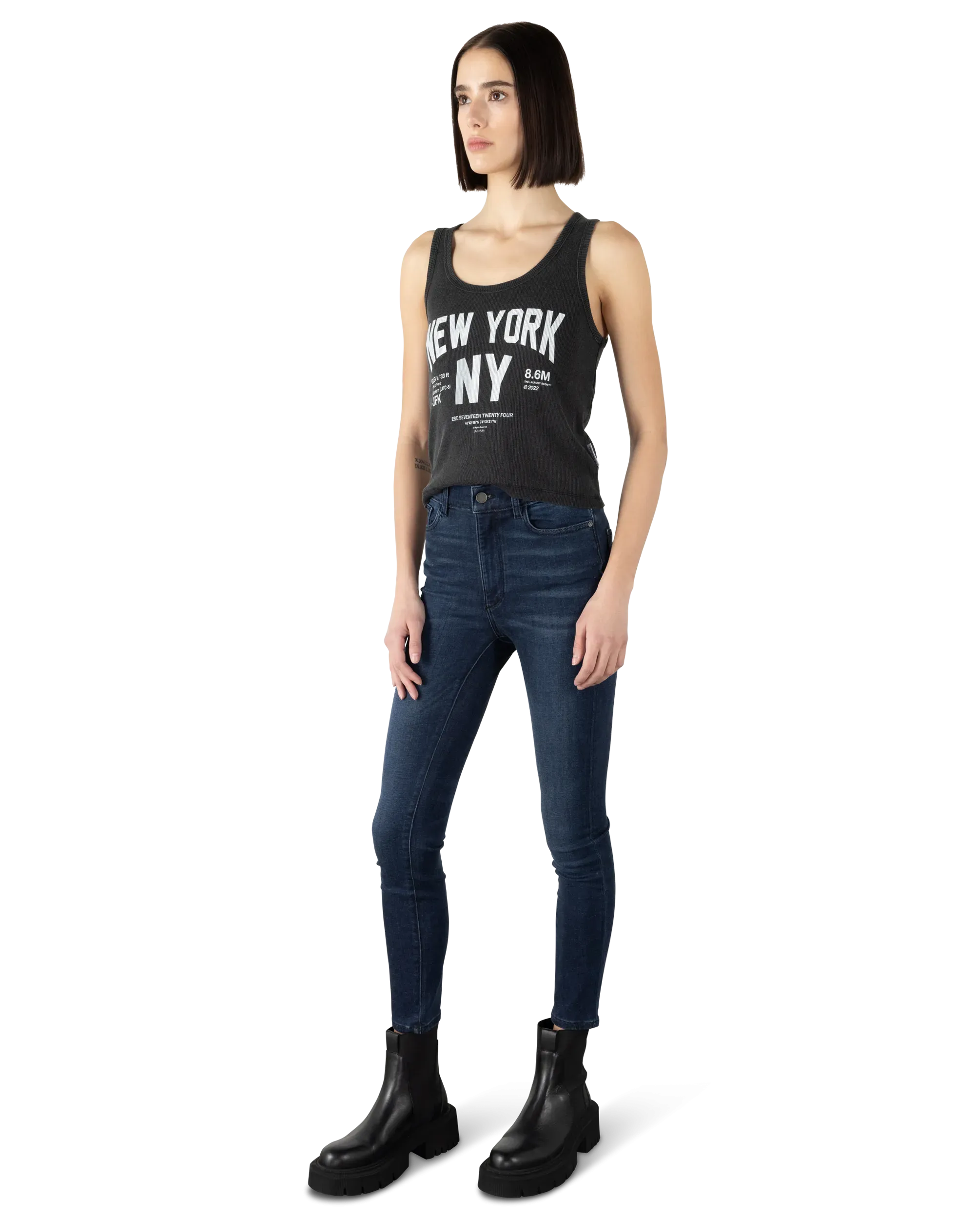 DL1961 Farrow Skinny High Rise Jeans