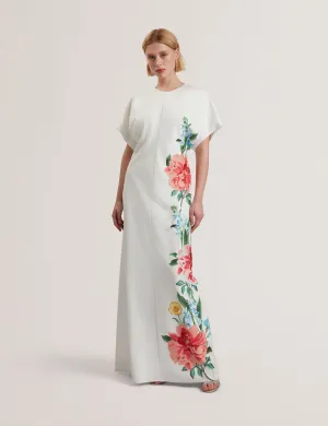 Dodia Column Maxi Dress White